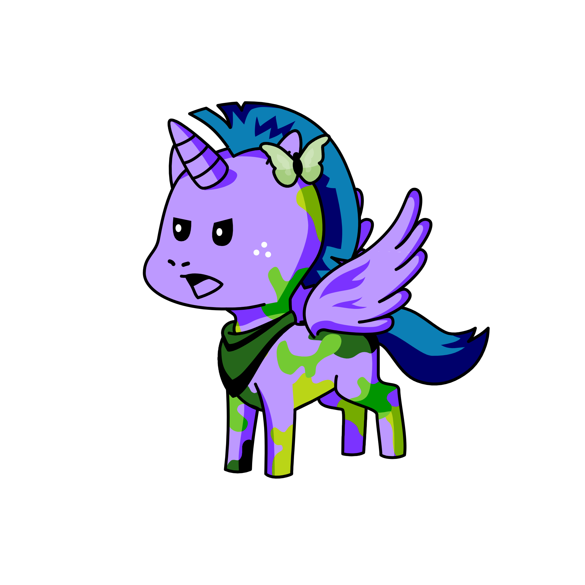 zxcv, the unicorn