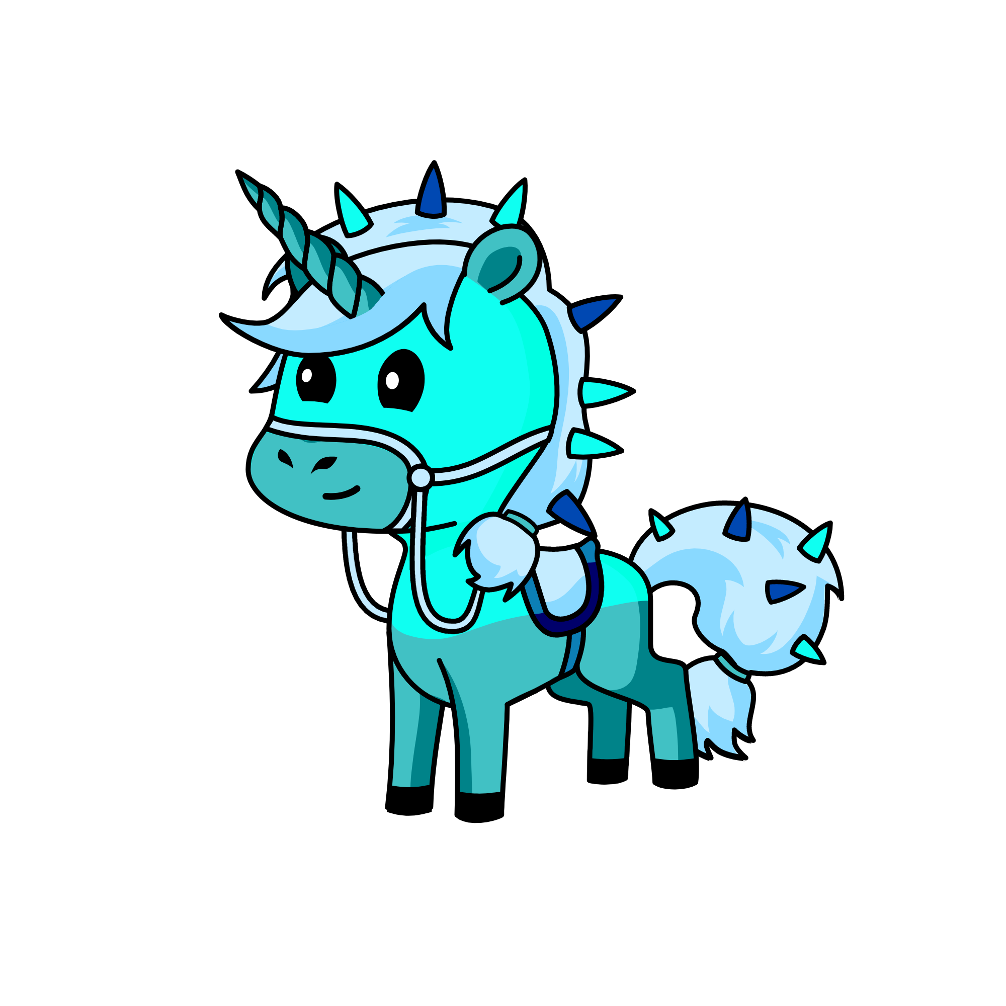 Iris the Ice unicorn, the unicorn