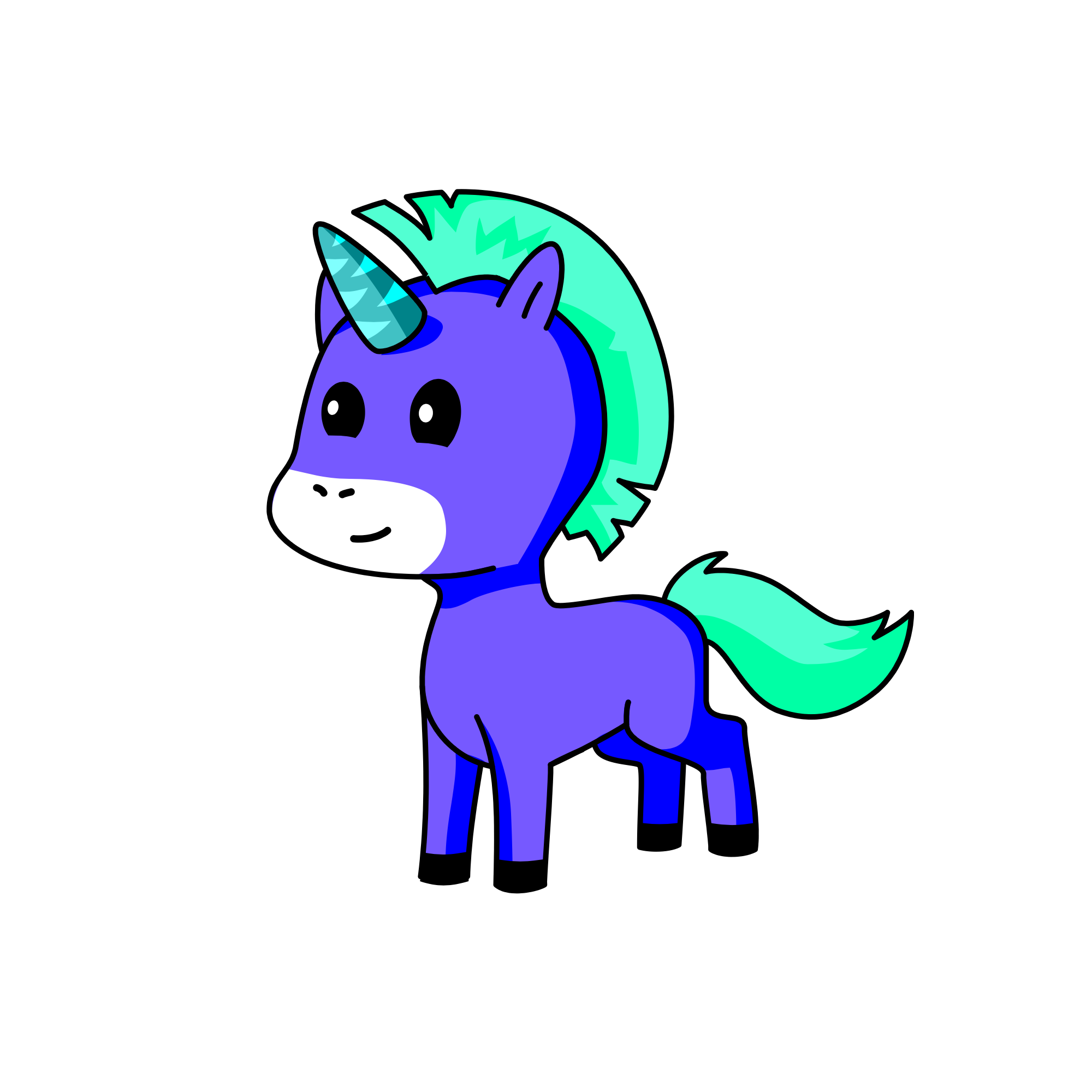 Spikes , the unicorn