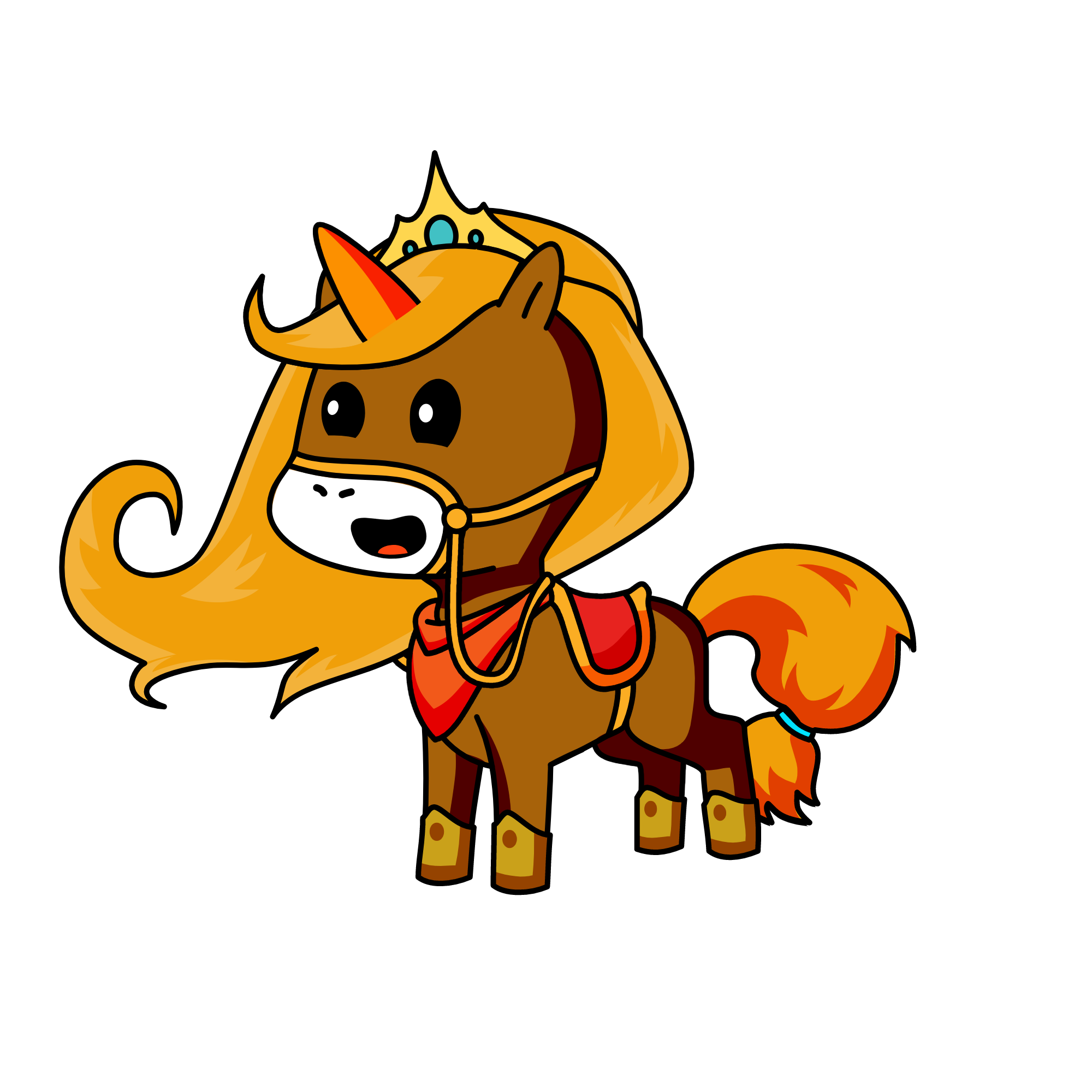 Brownie, the unicorn