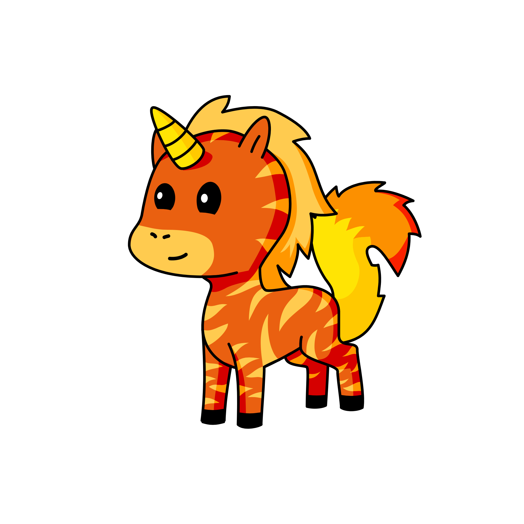 Lava, the unicorn