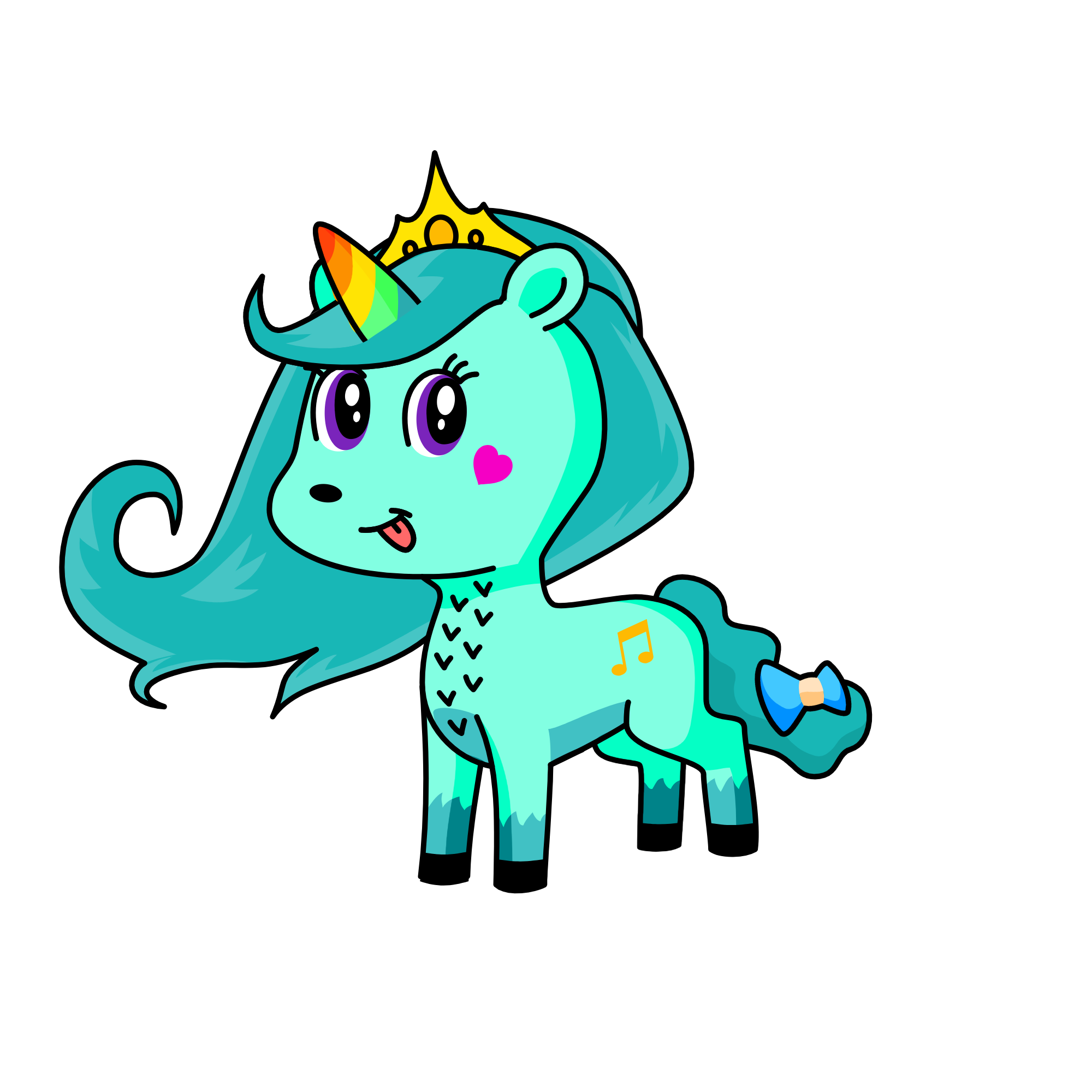 sparkles, the unicorn