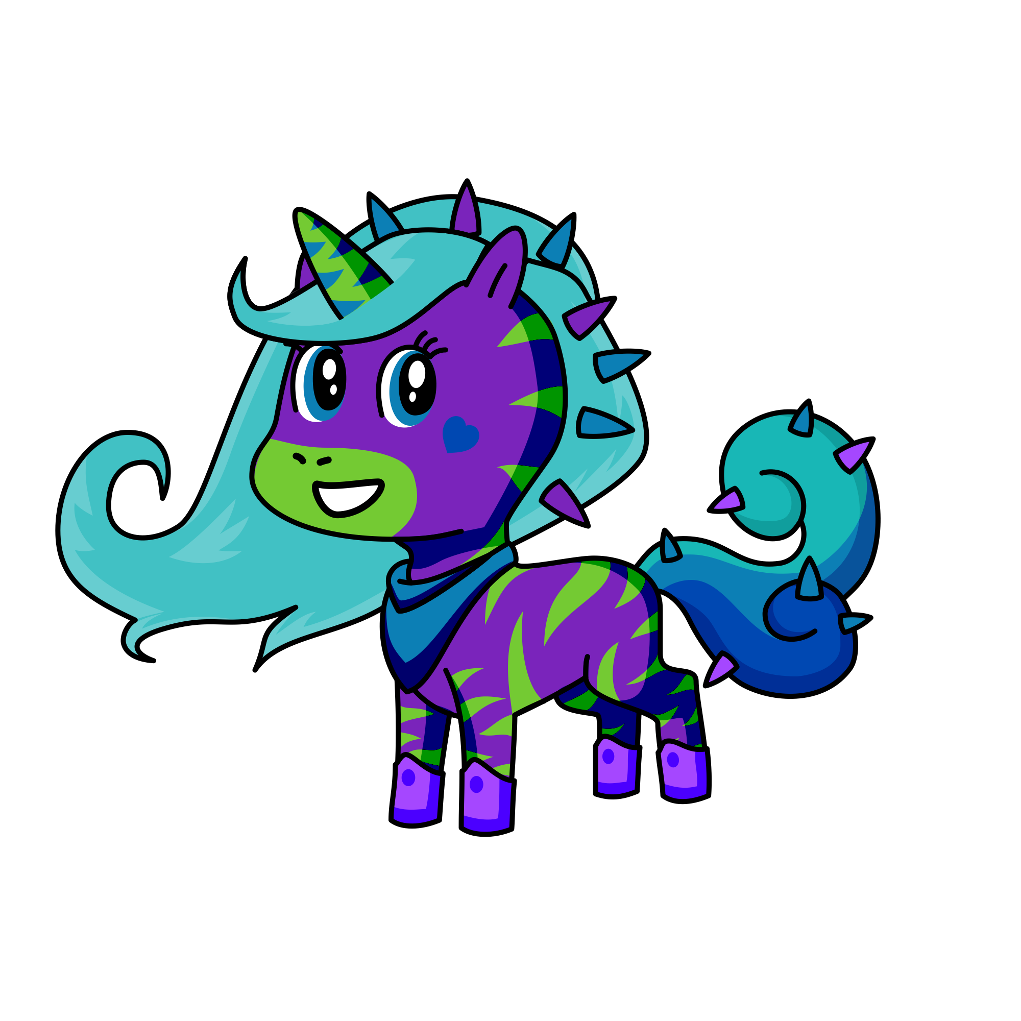 Jade Shimmerhooves, the unicorn