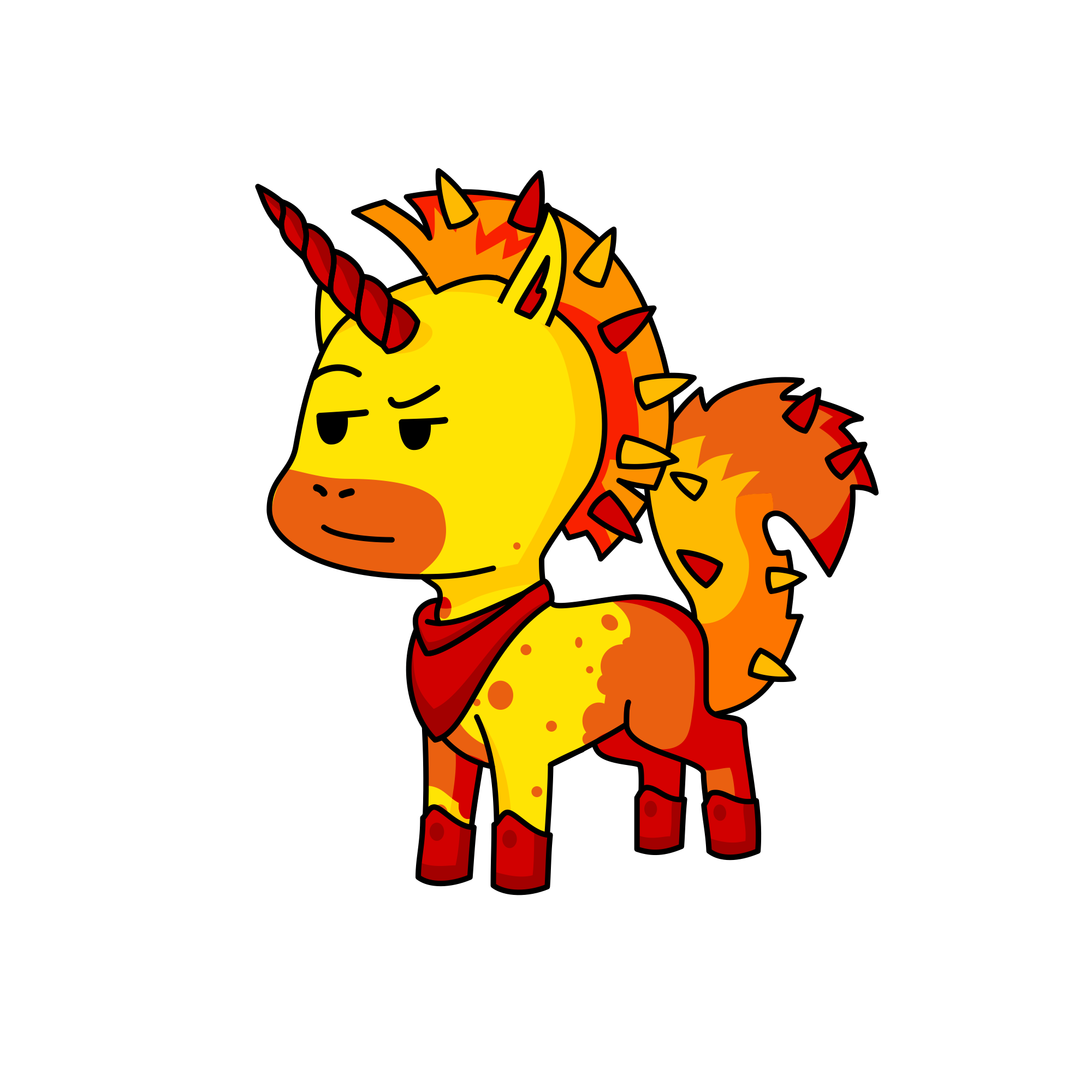 Dark Storm, the unicorn