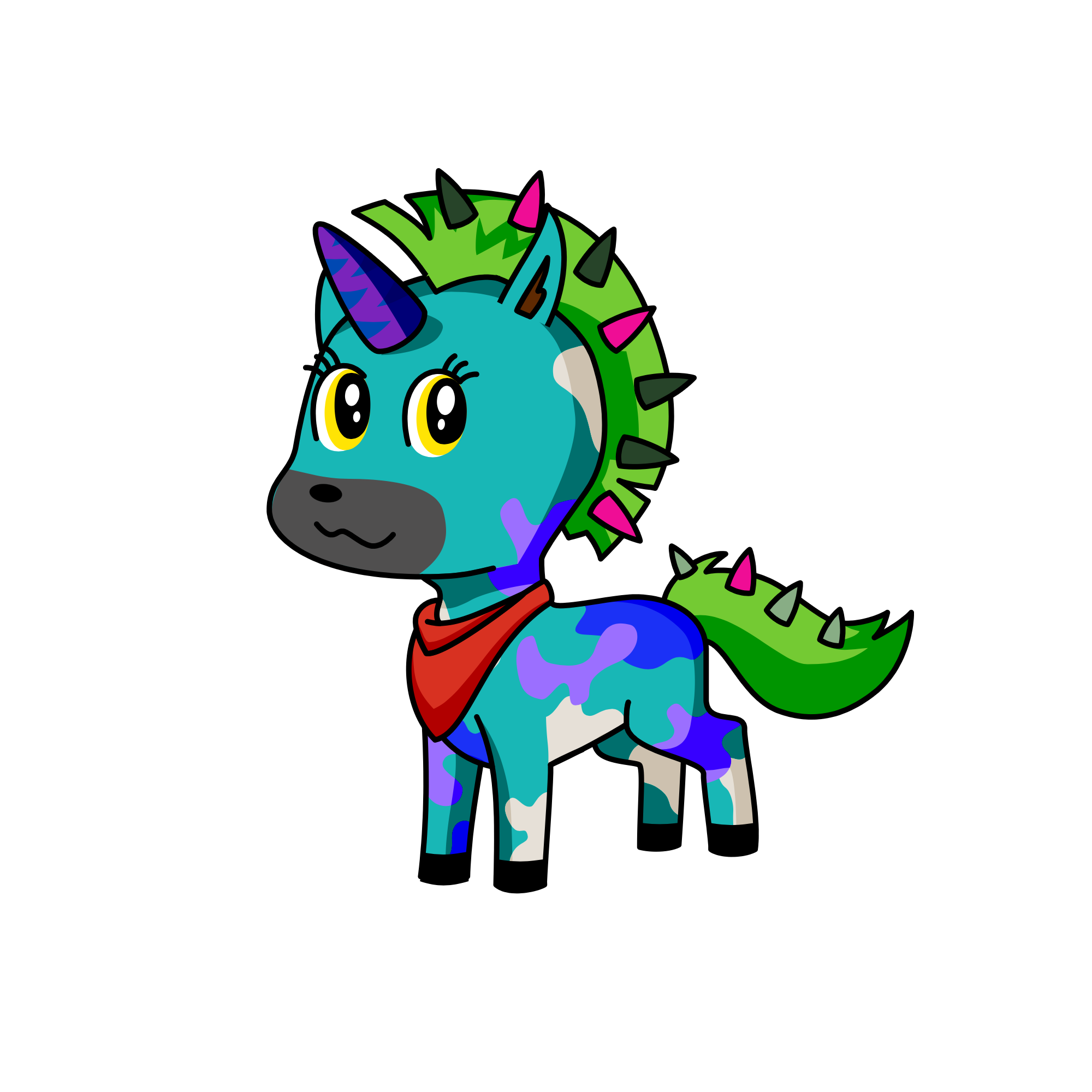 Spike oasisseeker, the unicorn