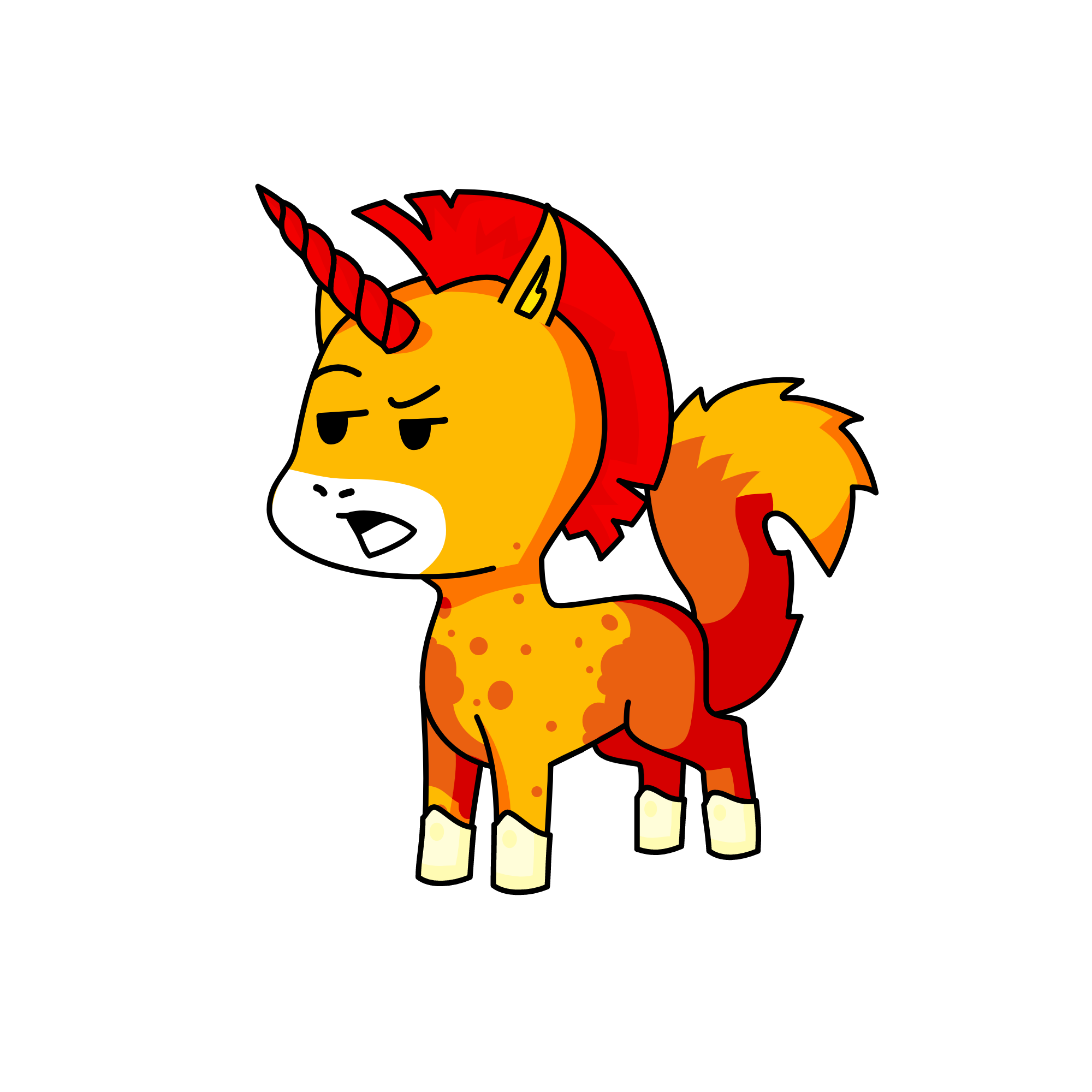 POO II, the unicorn