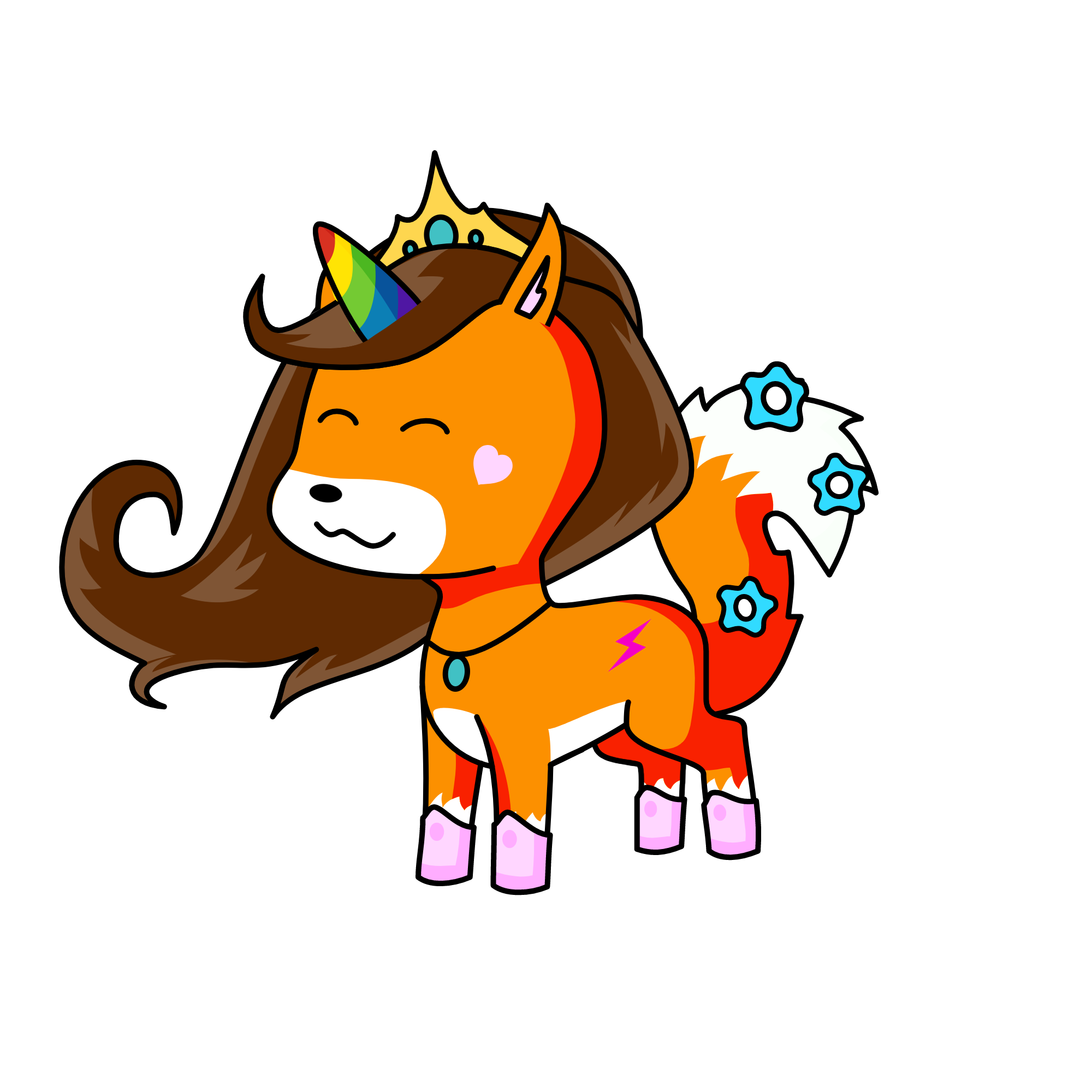 foxy da queen, the unicorn