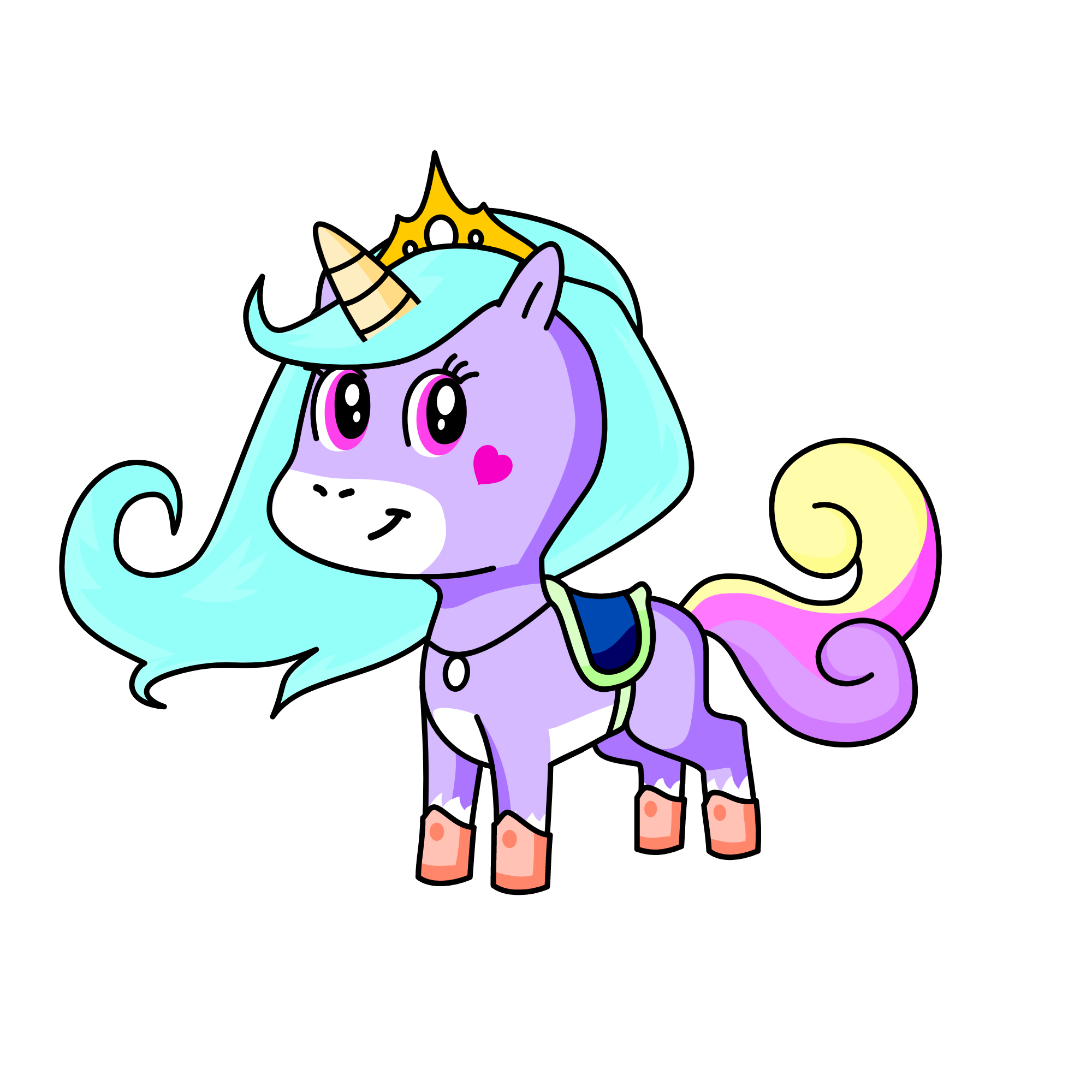 Girly, the unicorn
