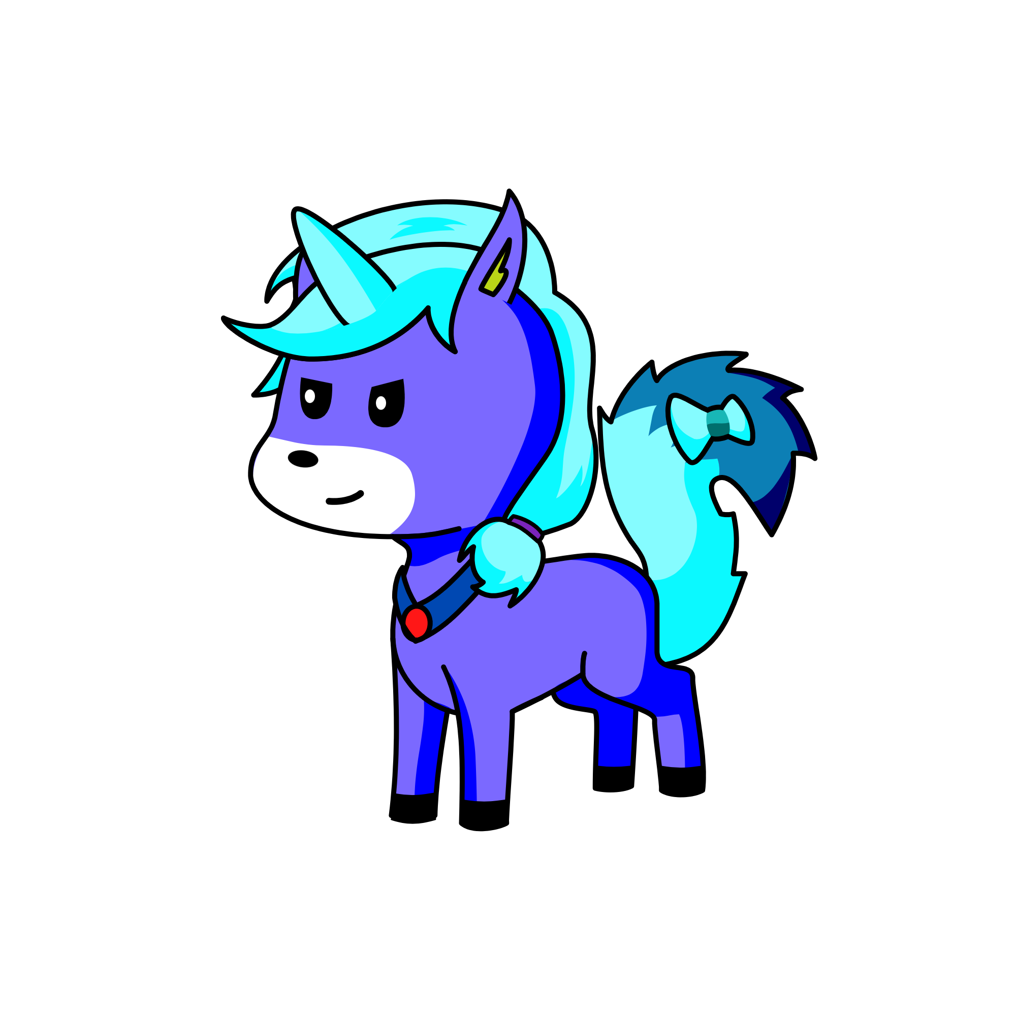 Winter, the unicorn