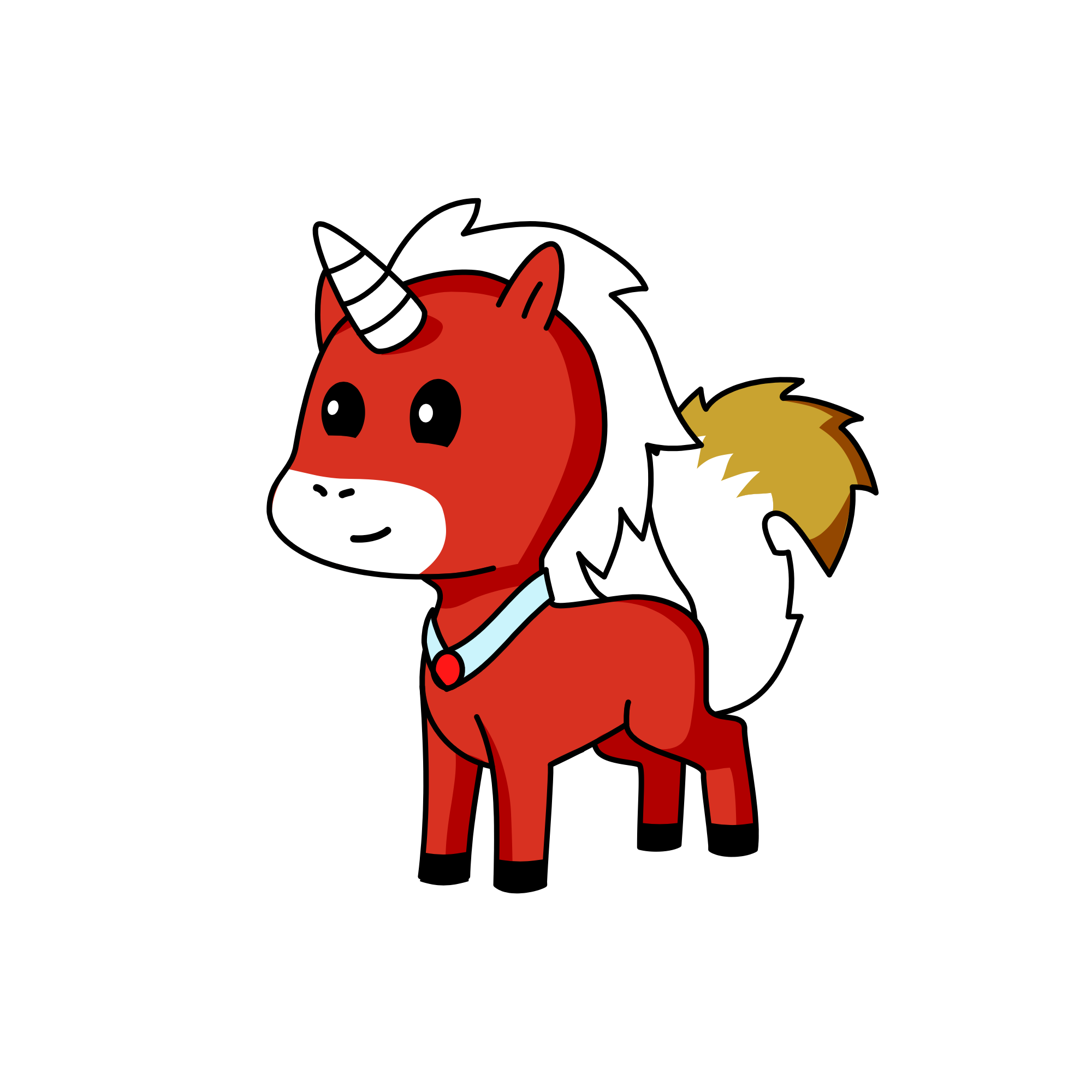 Fire, the unicorn