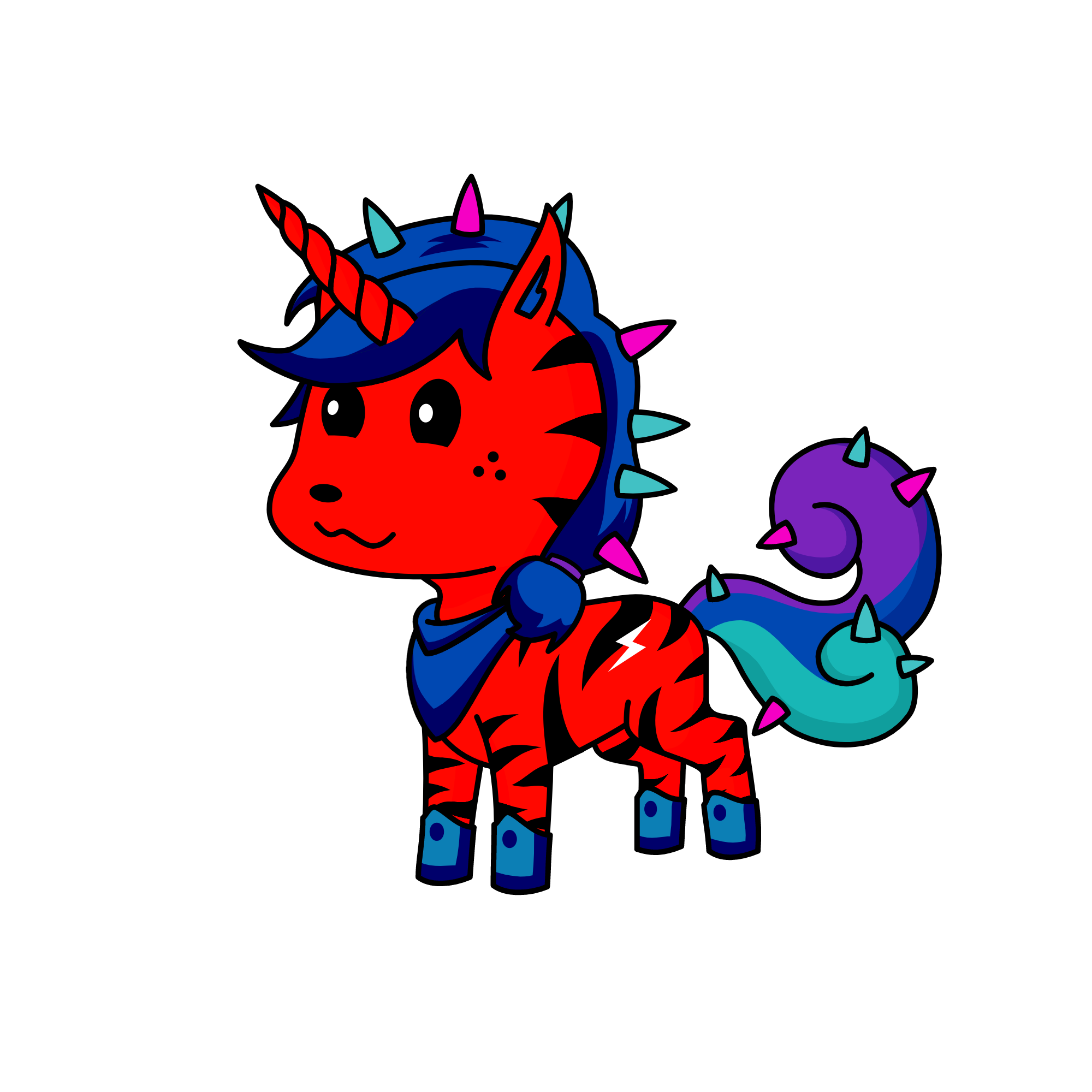 Flare, the unicorn