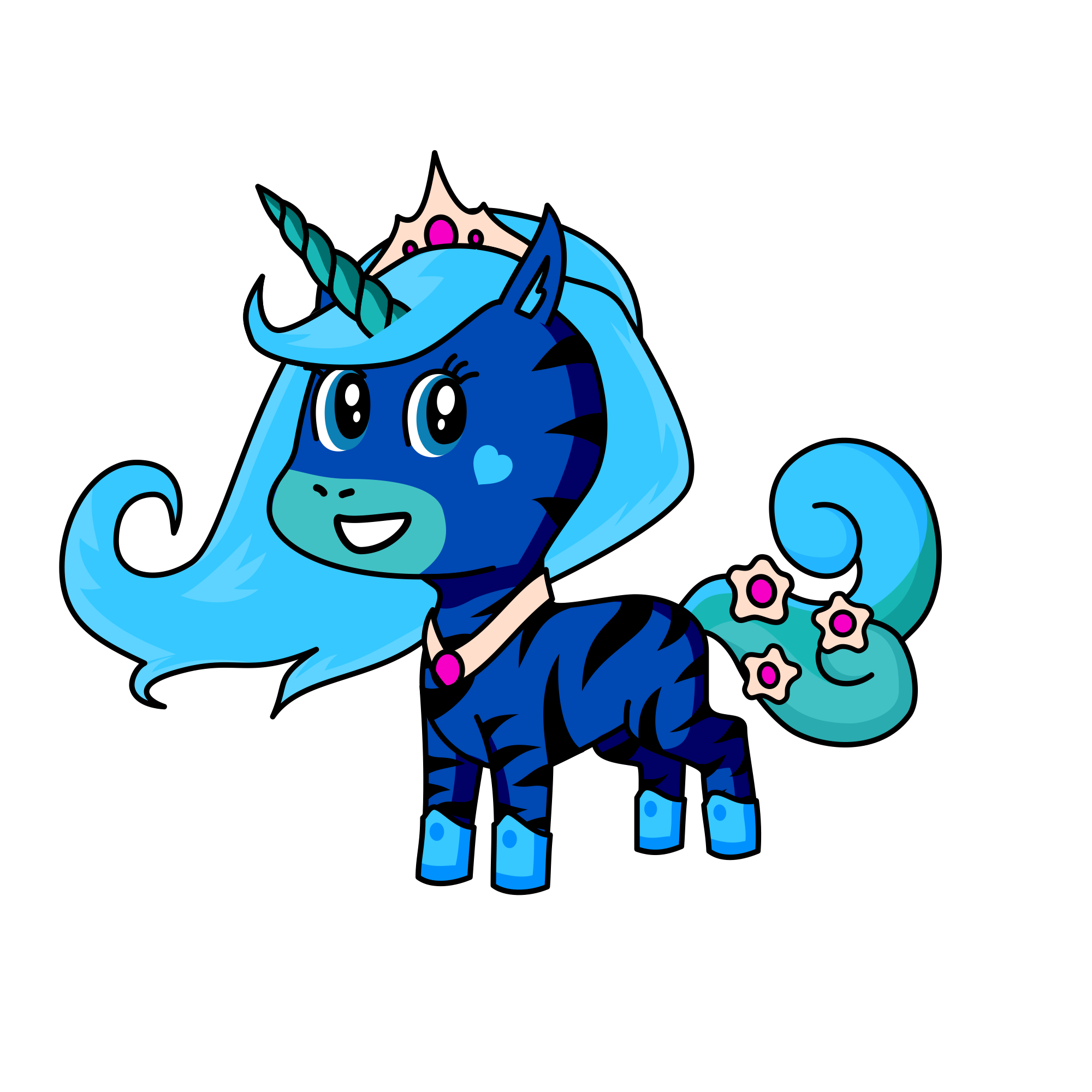 Blizzard Winds, the unicorn