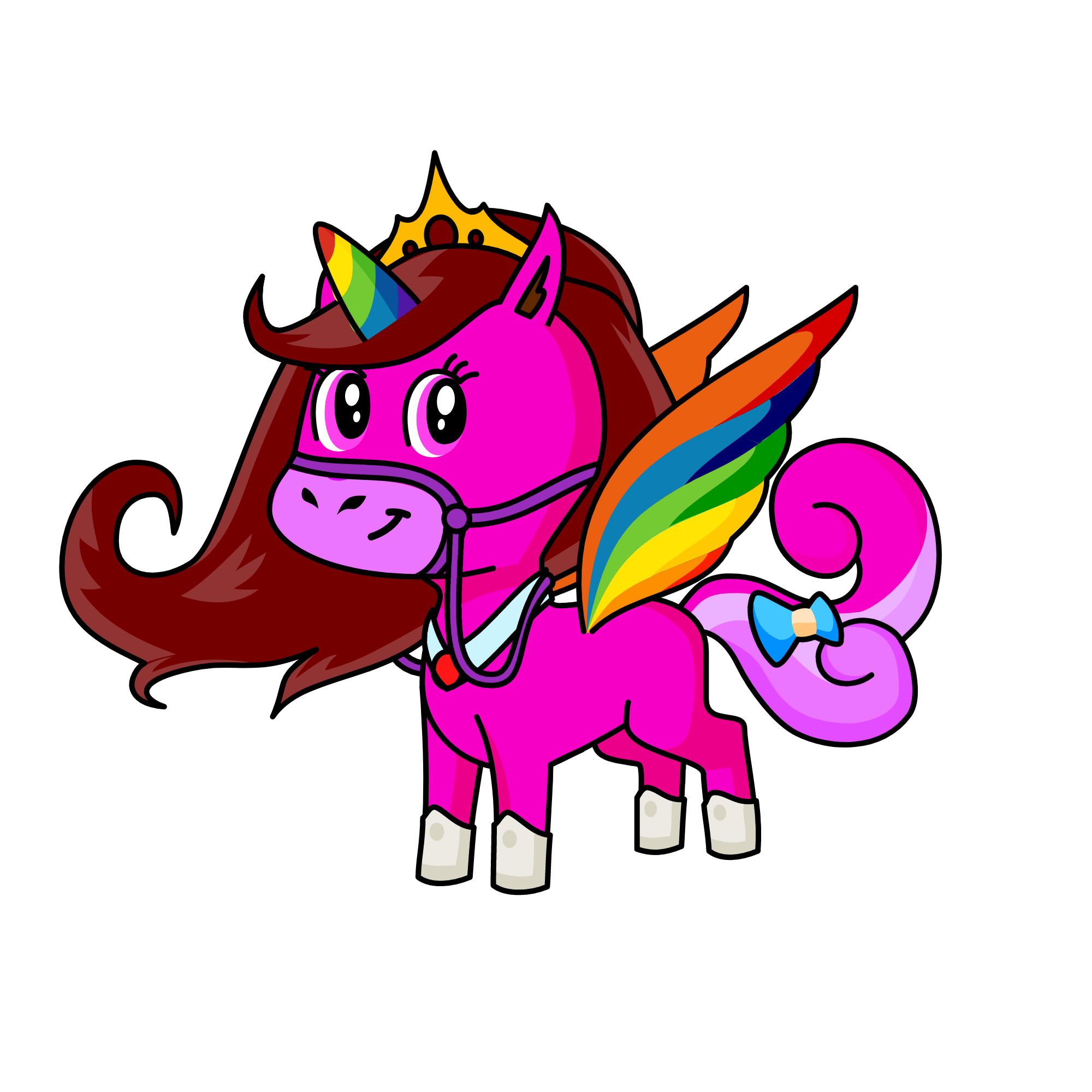 rainbow Jeenie, the unicorn