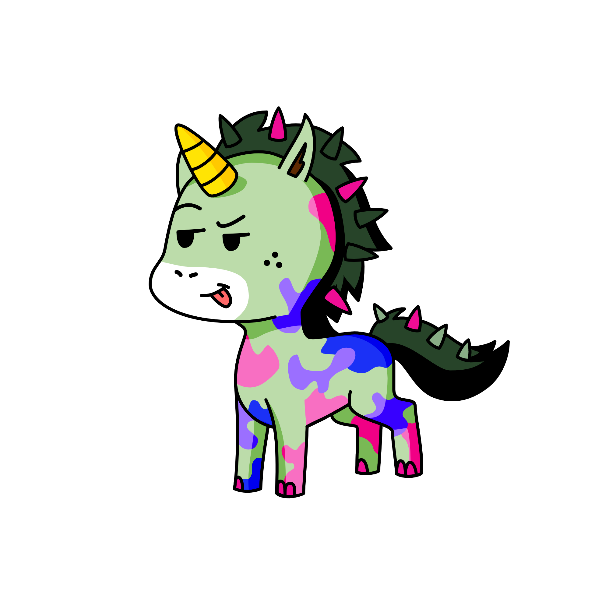 Grumble, the unicorn
