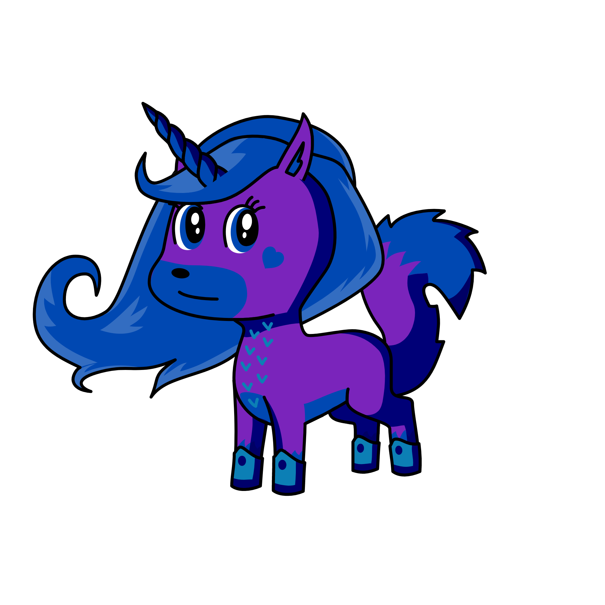 Sona The Night Unicorn, the unicorn
