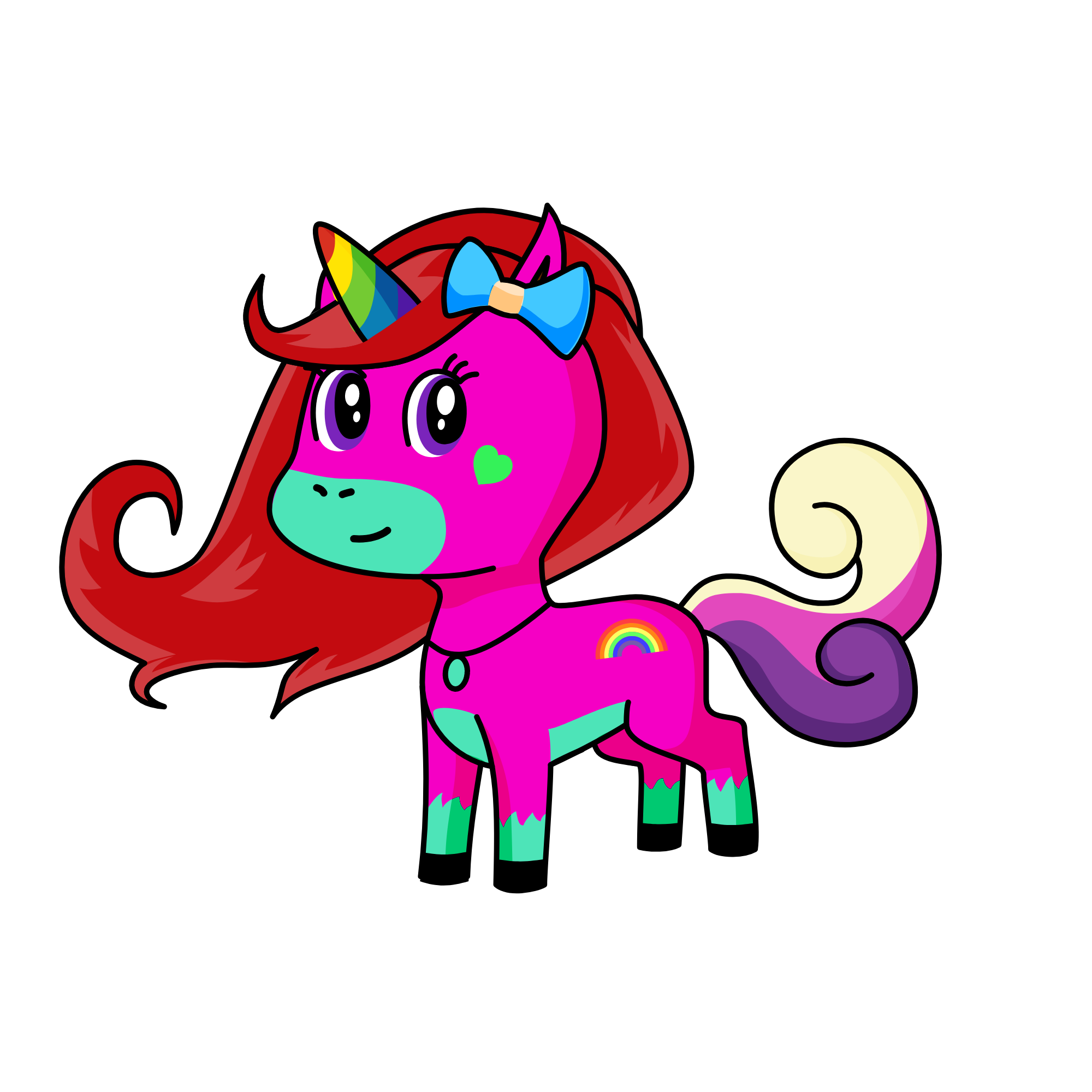 BLACKIE, the unicorn