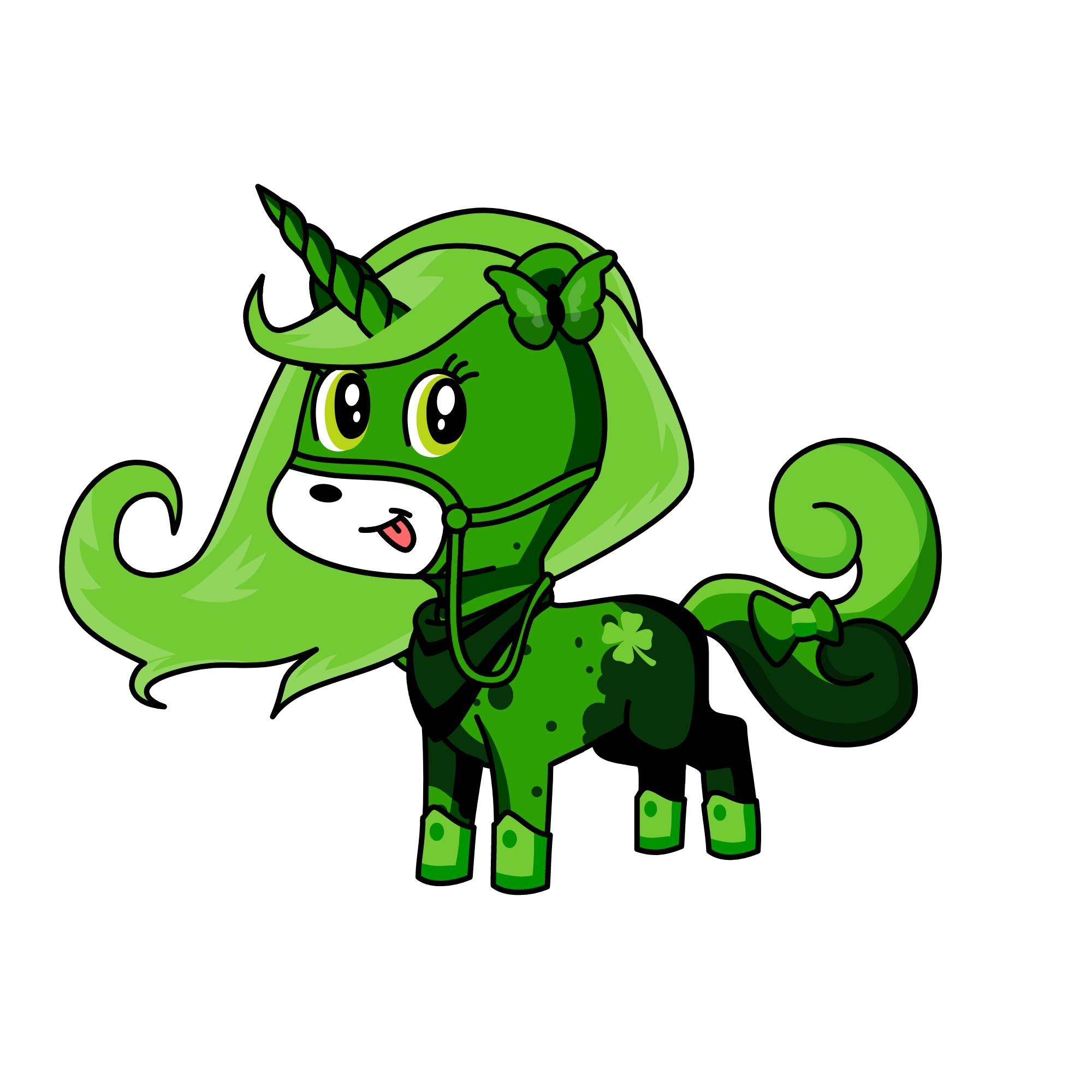 greeny, the unicorn