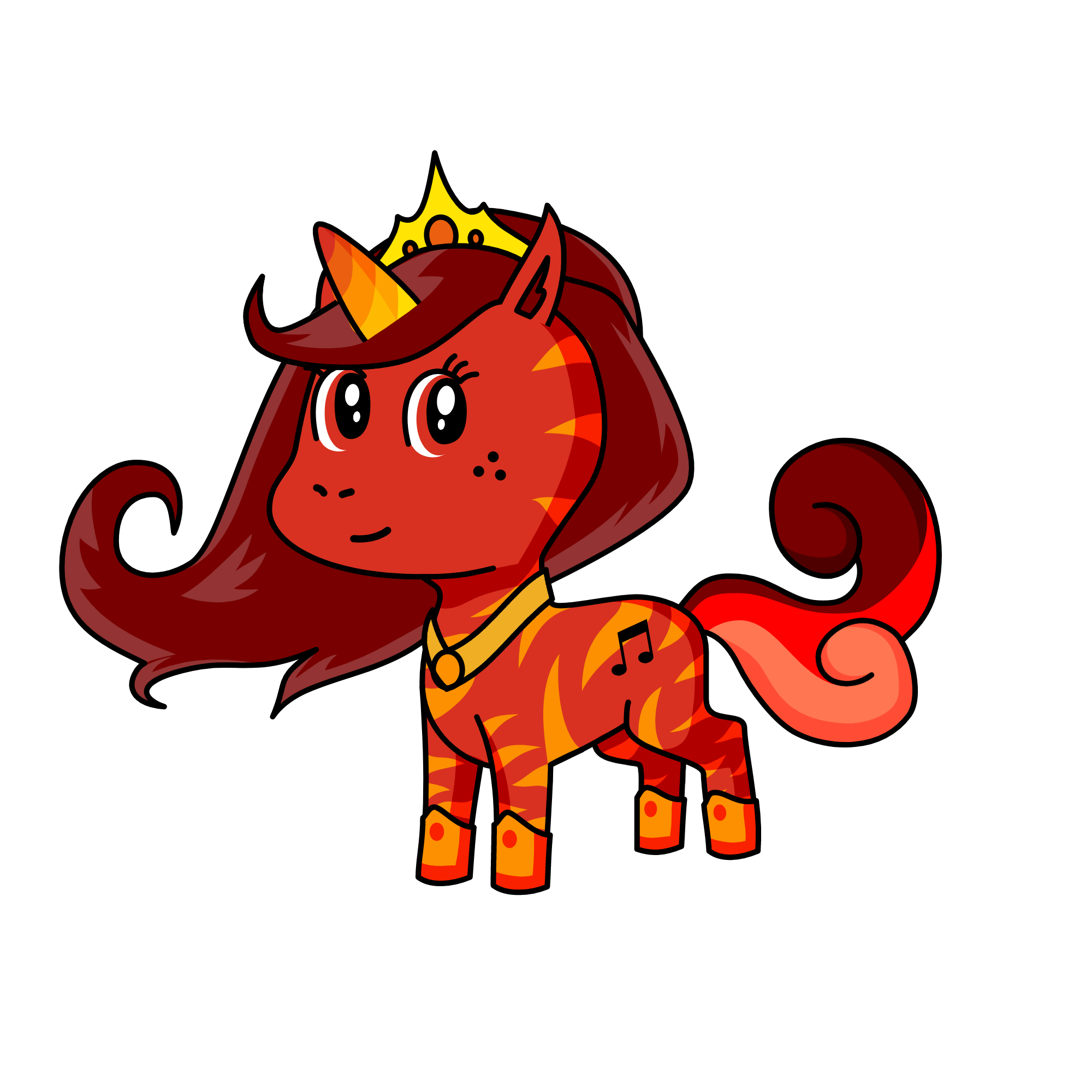 Fire lord, the unicorn