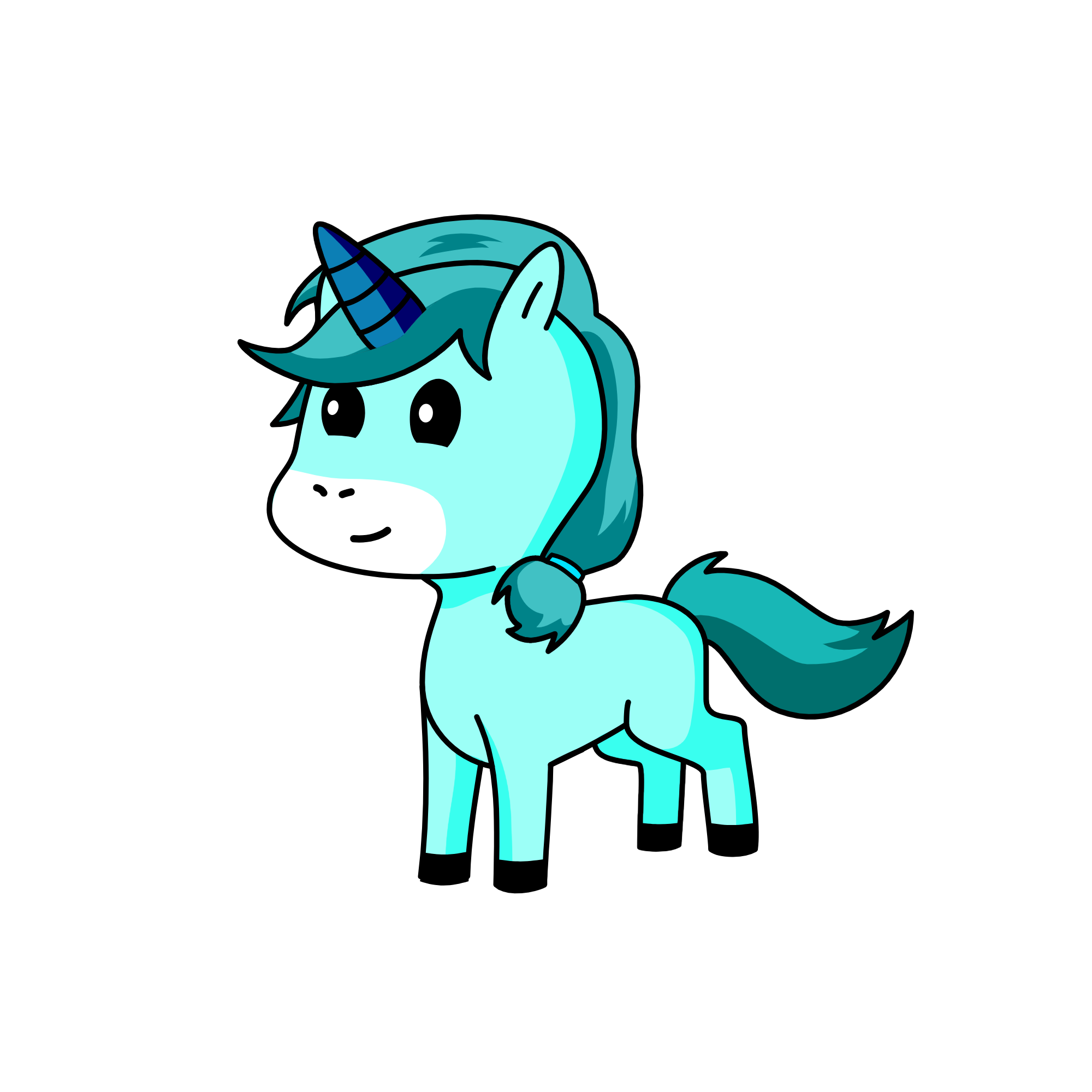 Winter, the unicorn