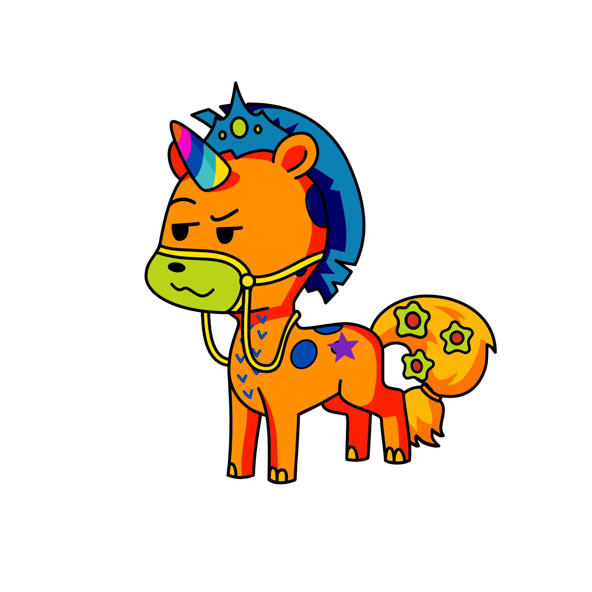 king, the unicorn