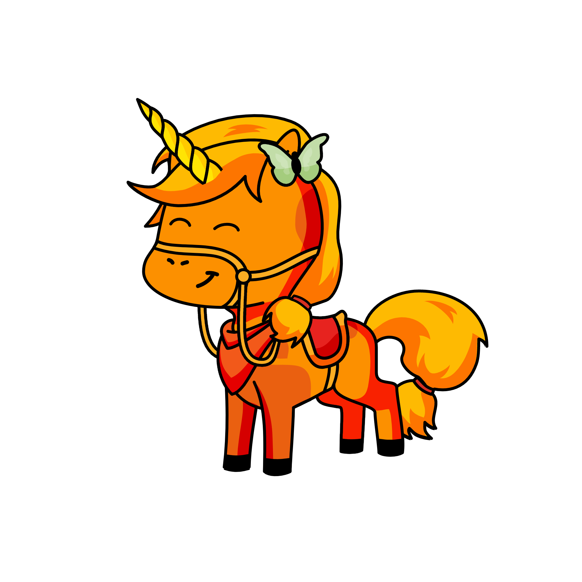 CACA xD, the unicorn