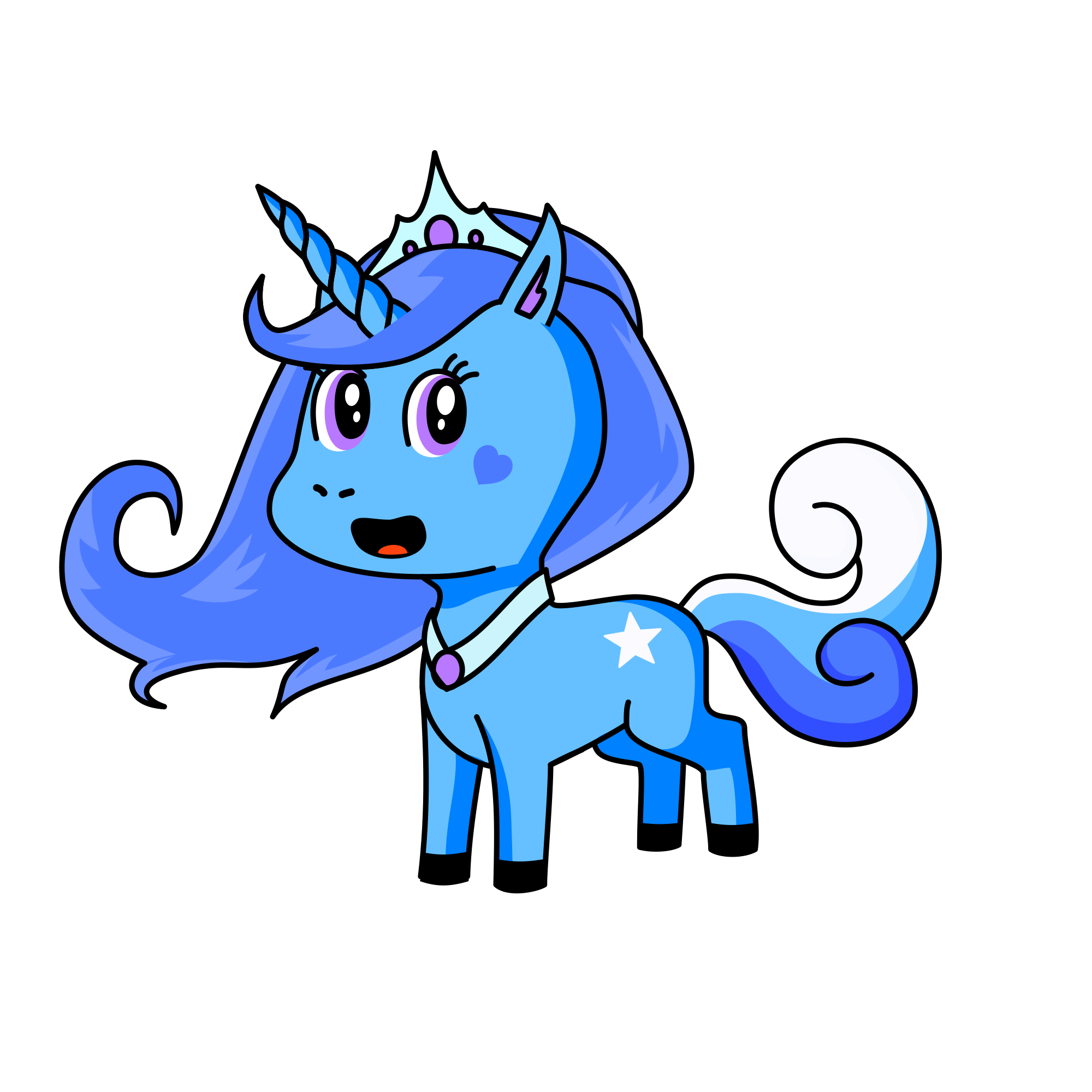 Trixi , the unicorn