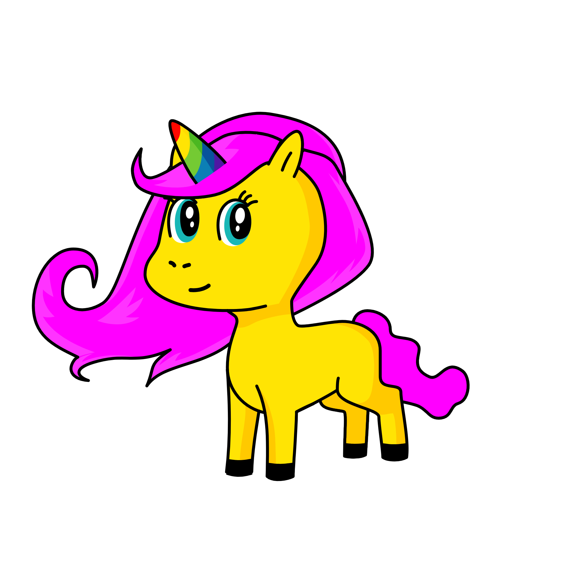 Fluttershy, the unicorn