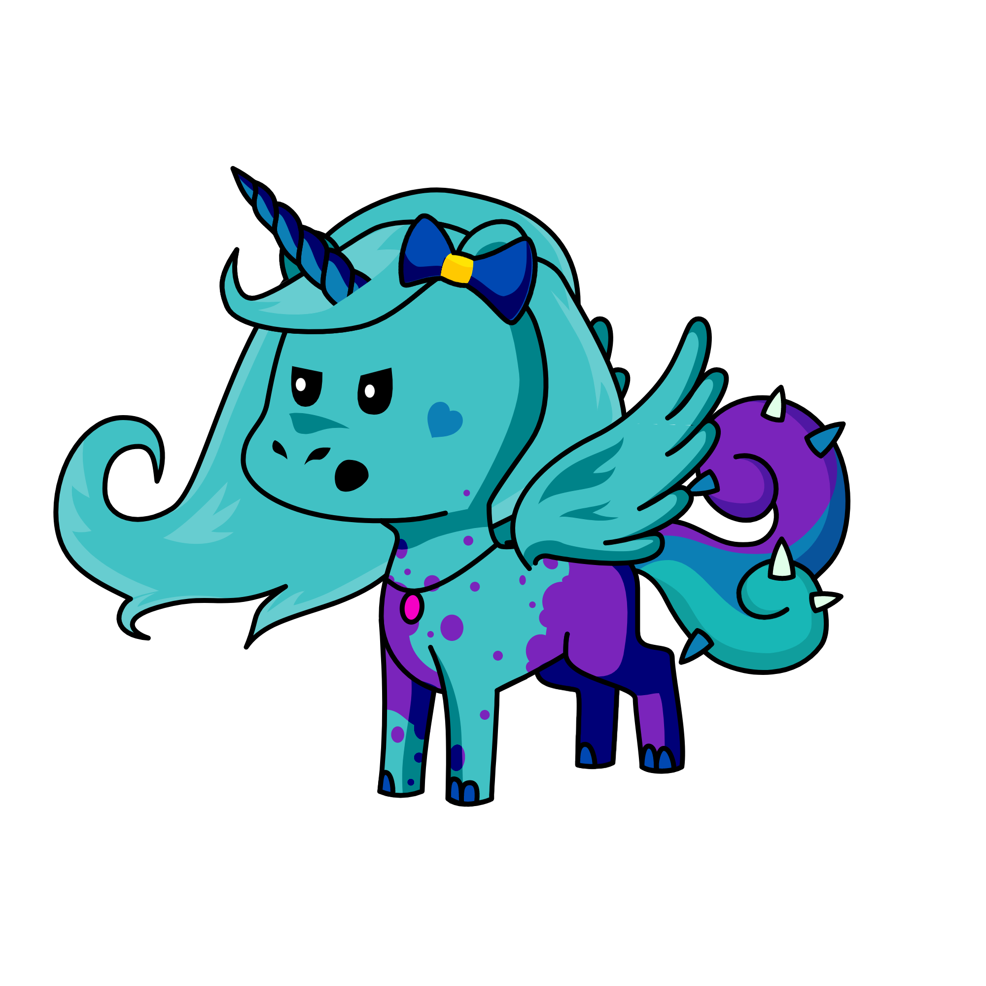angry, the unicorn