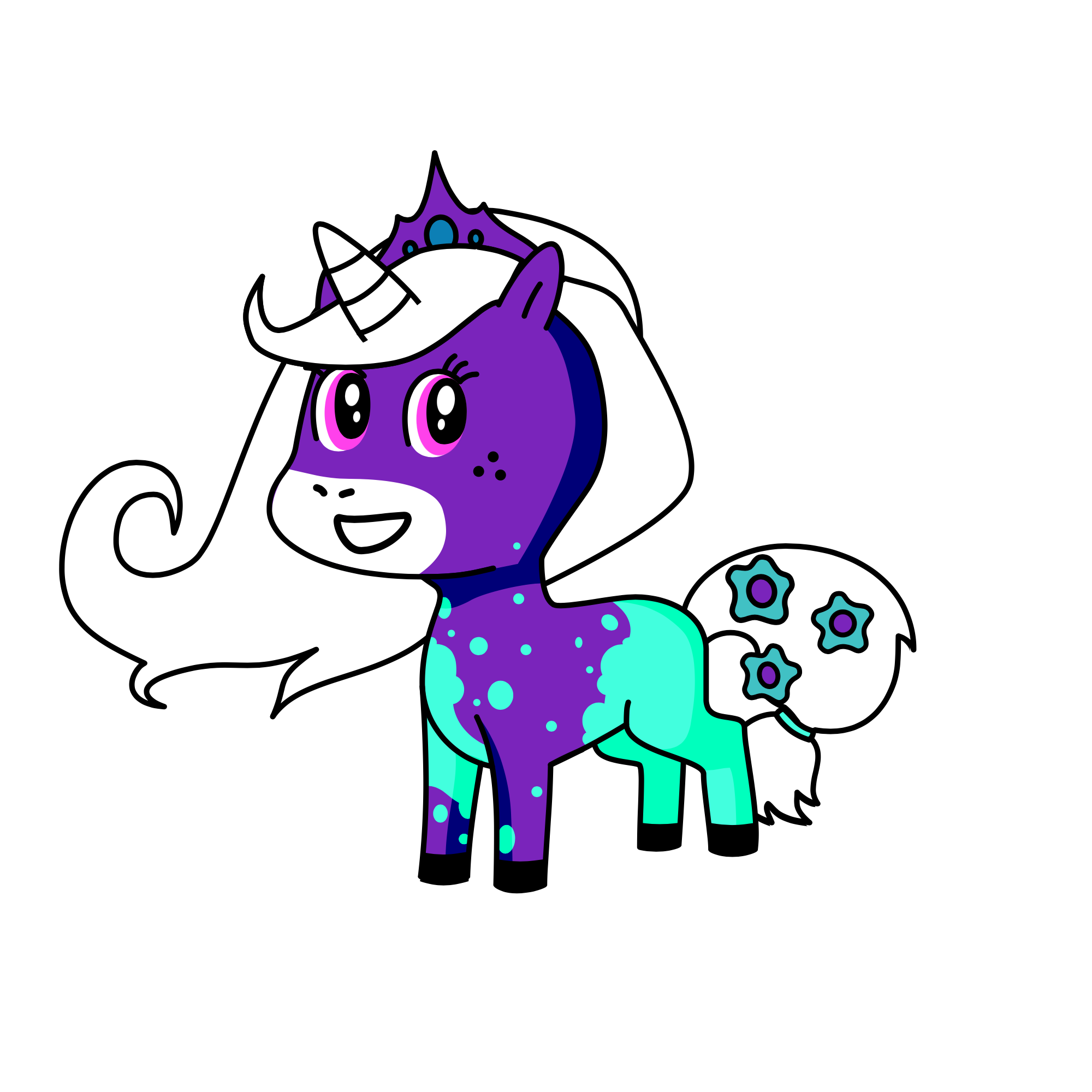Booty, the unicorn