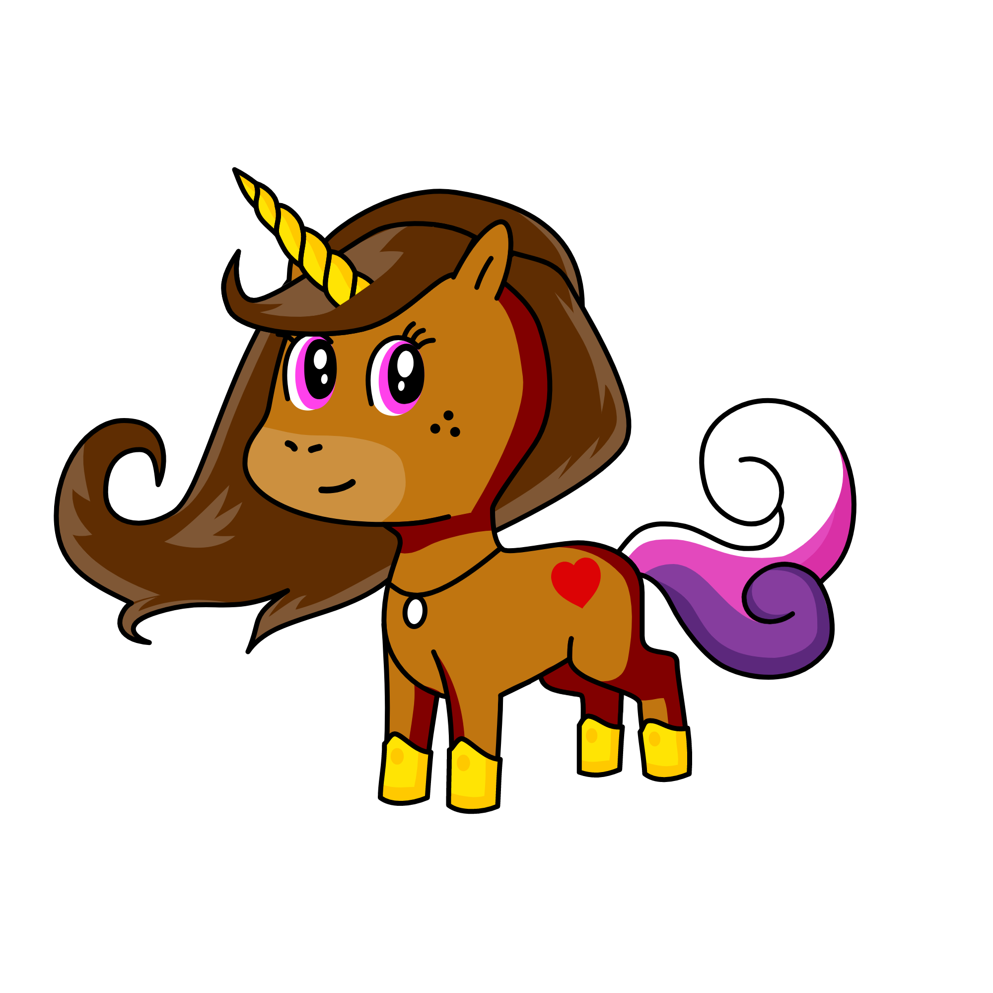 Emily, the unicorn