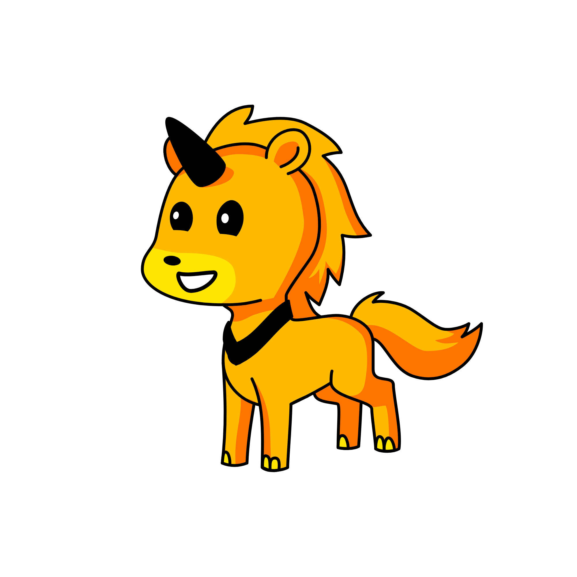 Golden Freddy, the unicorn