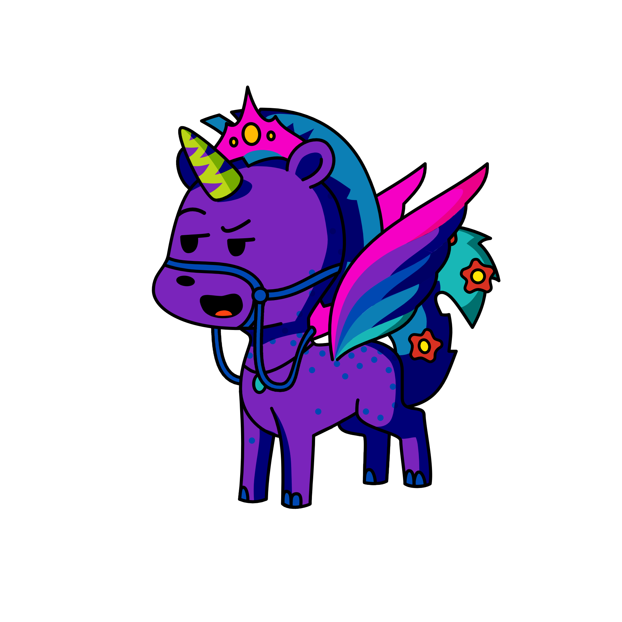 the unicorn is a boy, the unicorn