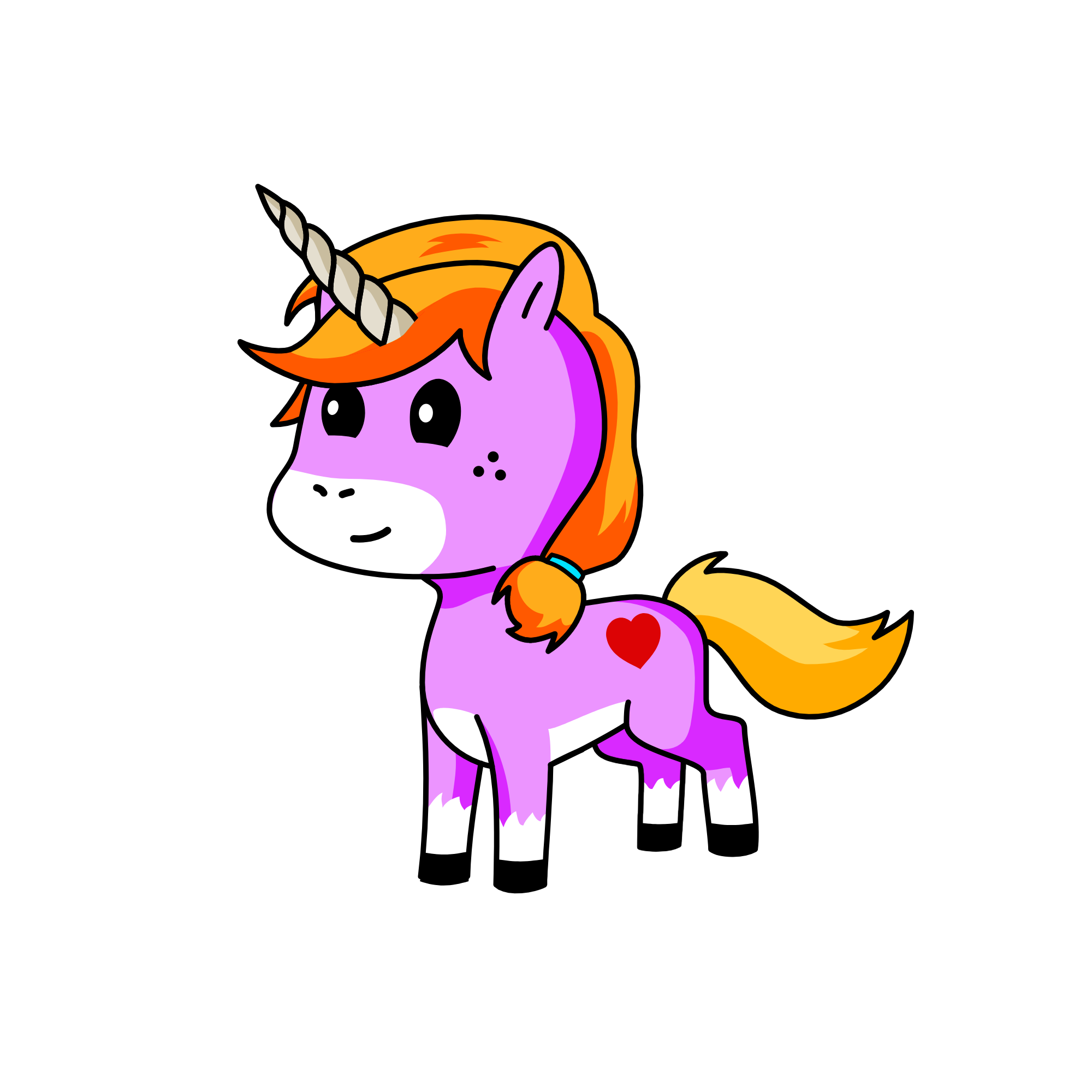 pinky, the unicorn