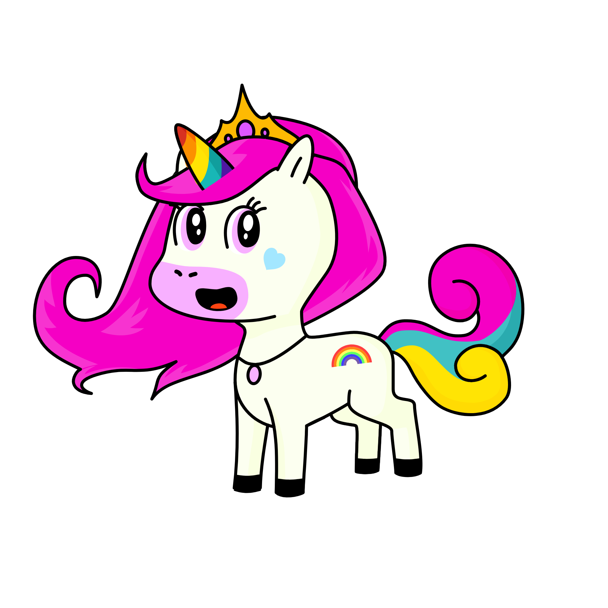 Crystal, the unicorn