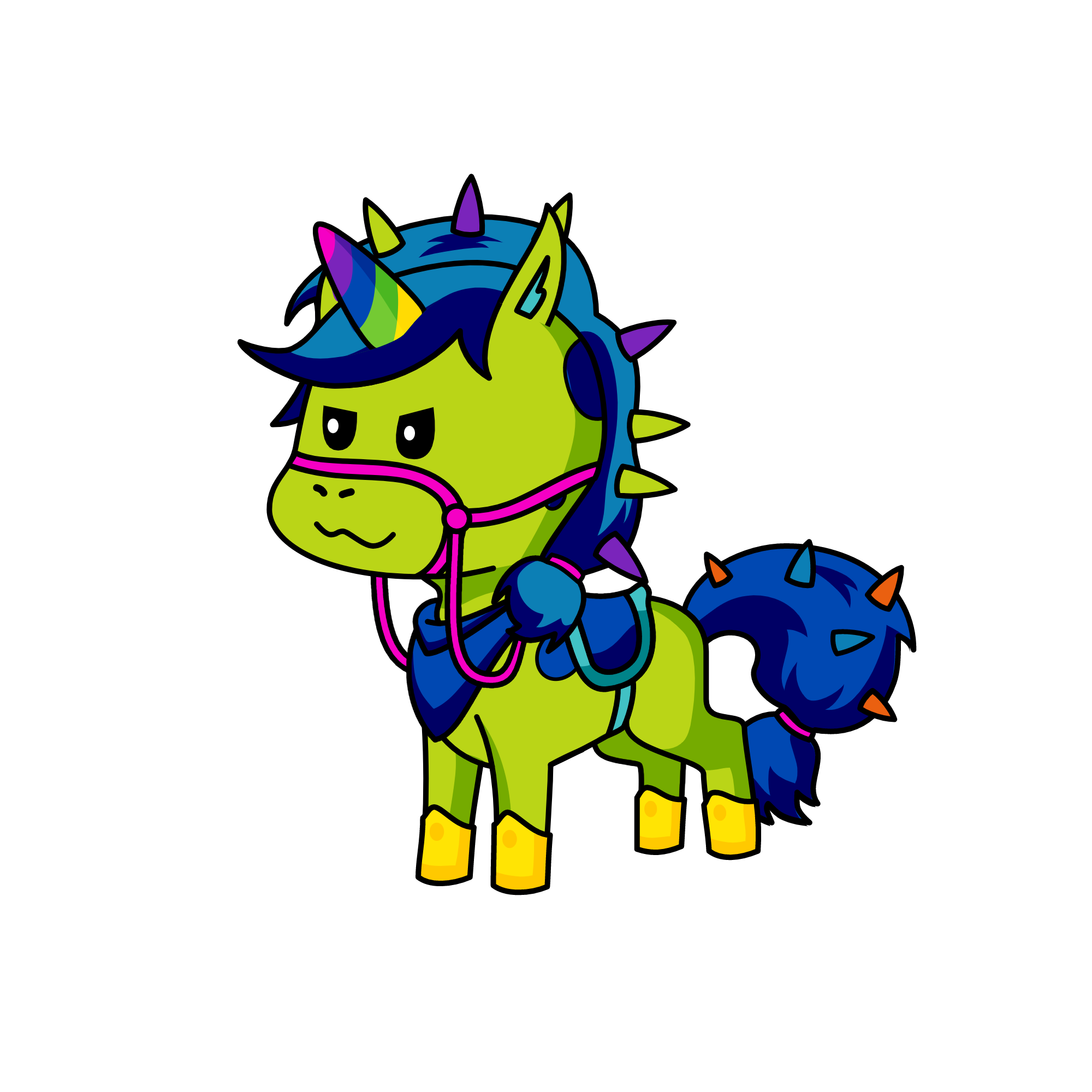 snowy wow, the unicorn