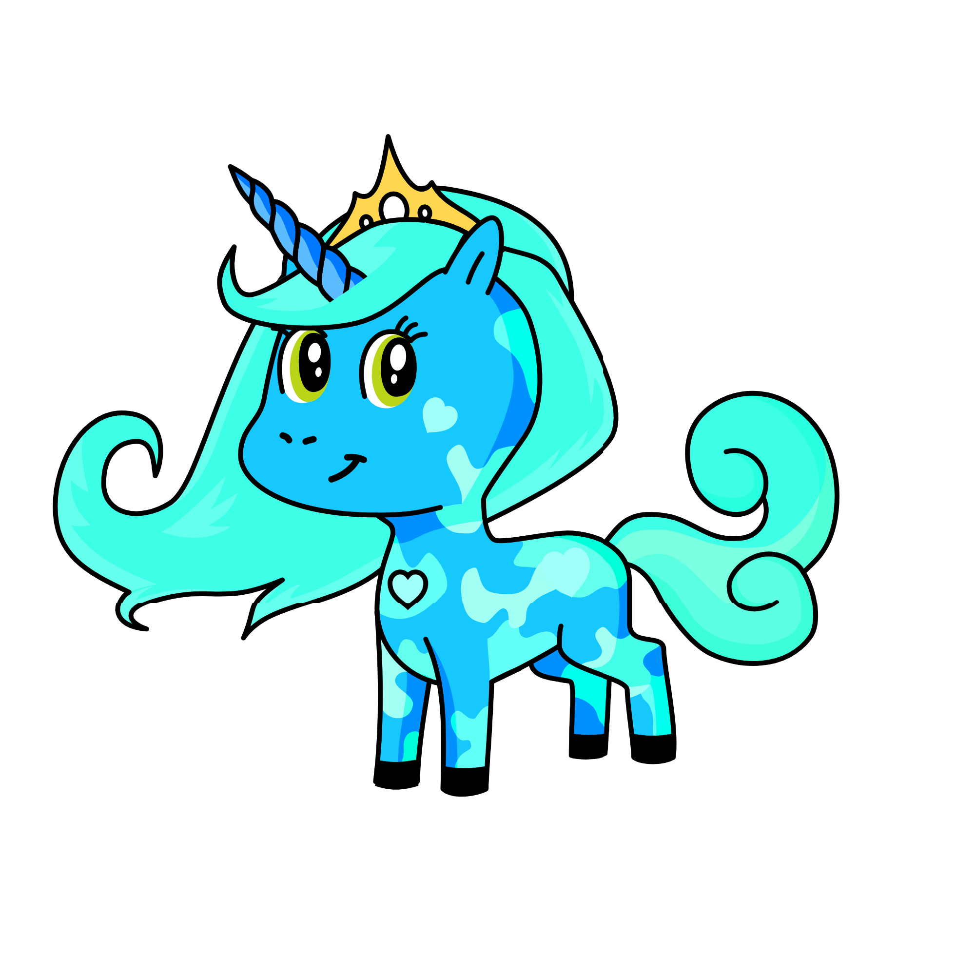 Cristal 🔮, the unicorn