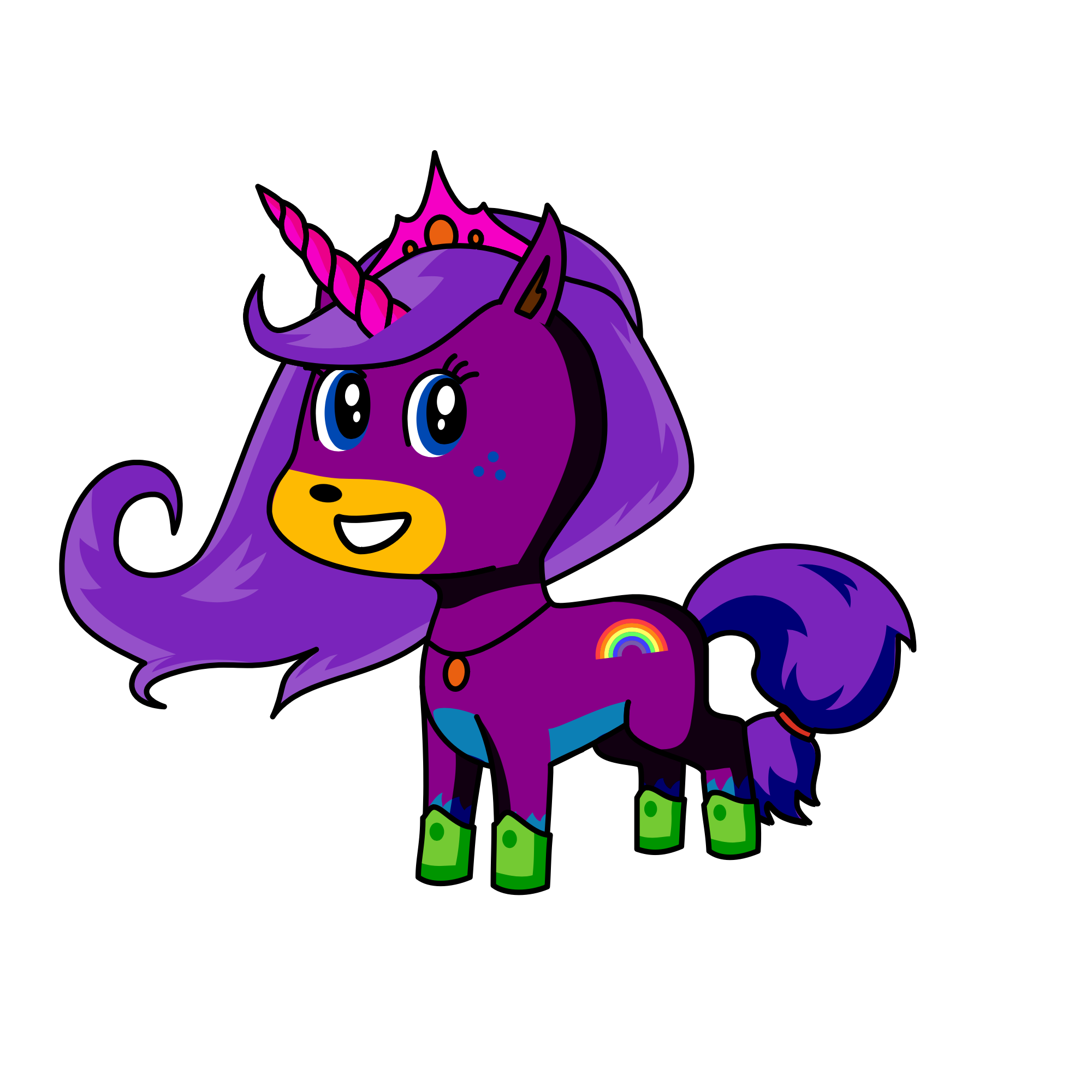 Rain booms, the unicorn