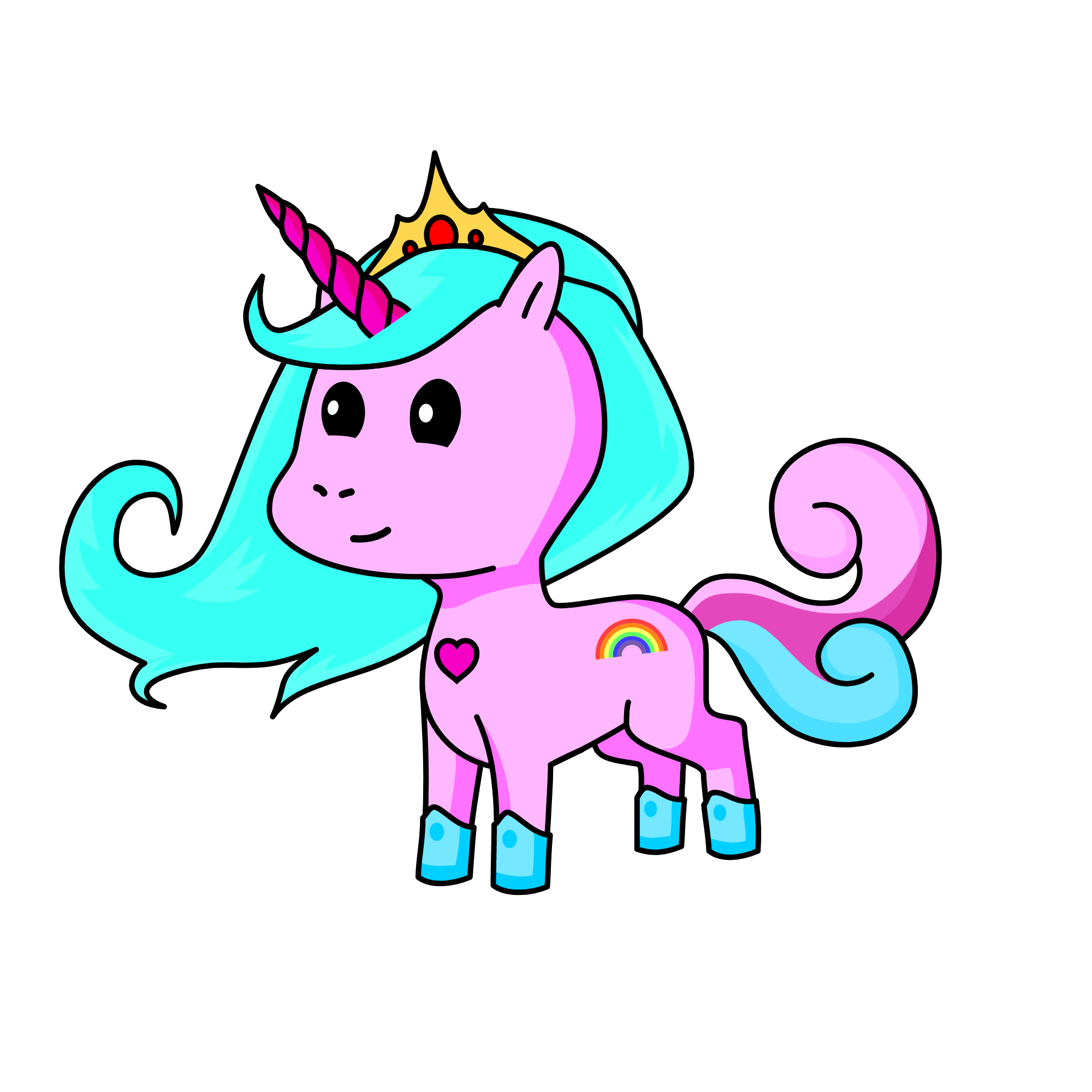 Princess Of The Rainbow, the unicorn