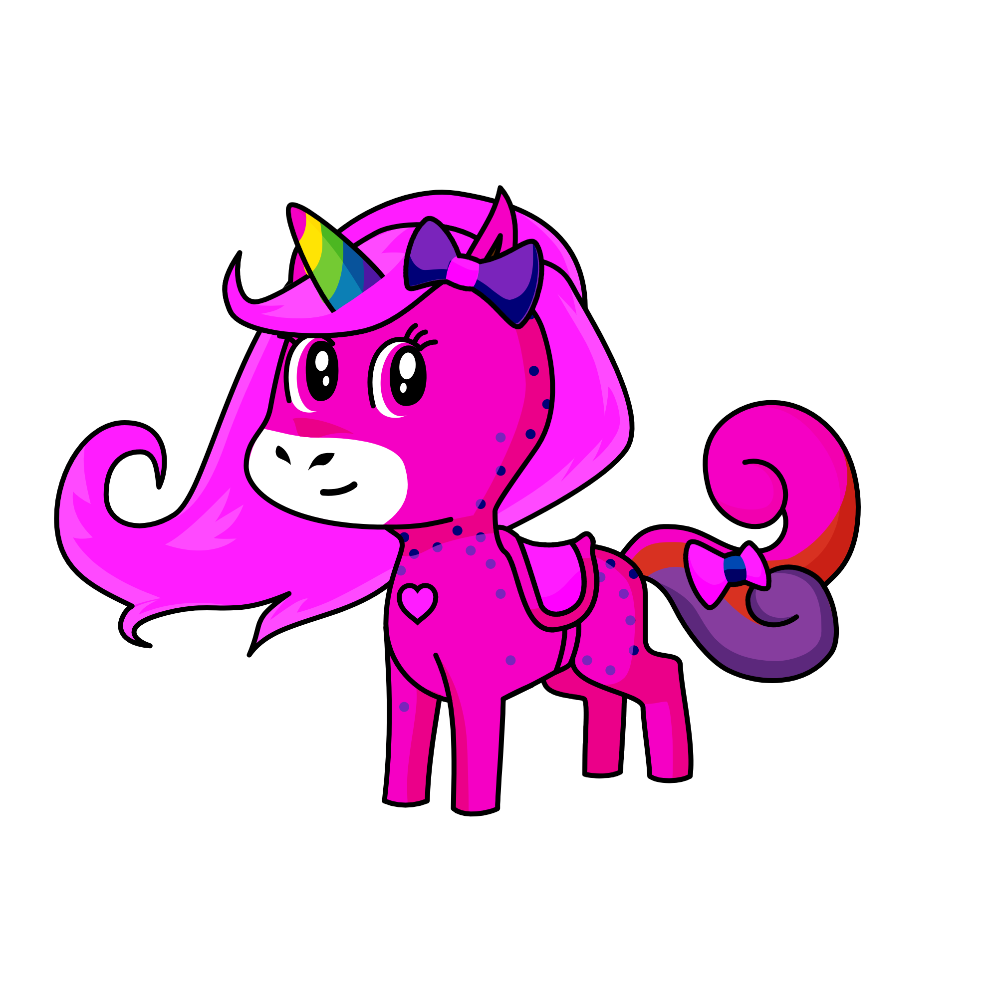 Piupiu, the unicorn