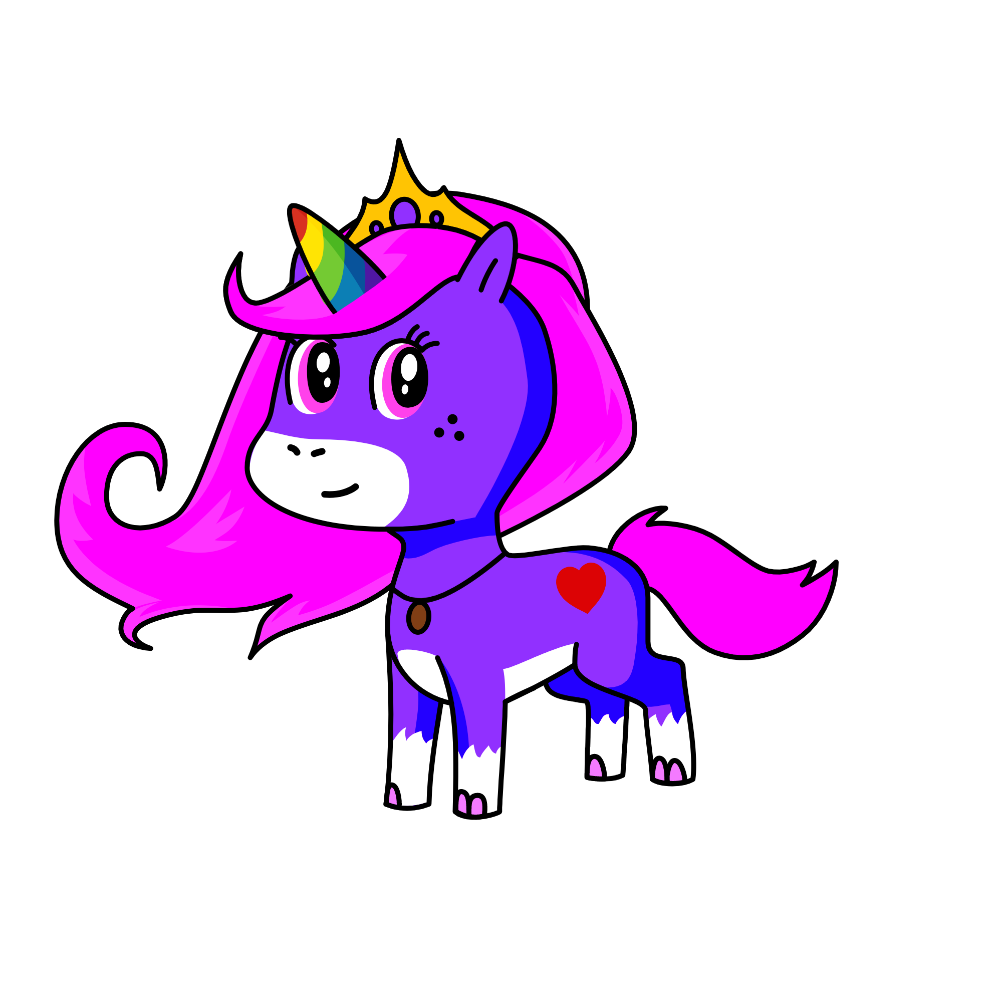 Glaze the Queen Unicorn, the unicorn