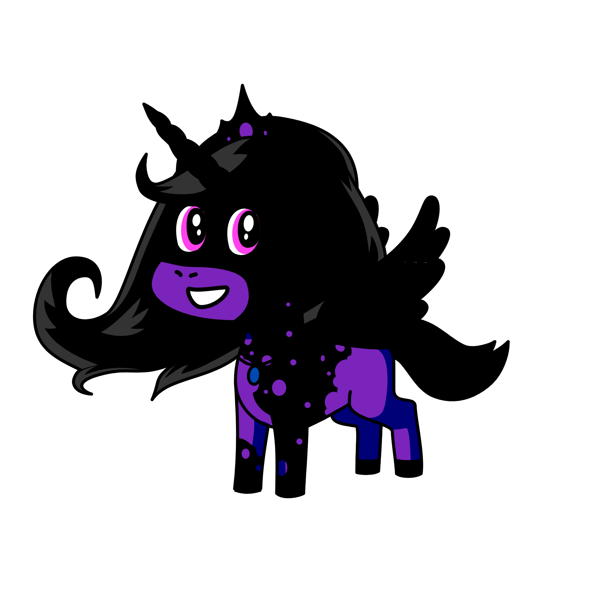 Moonlight, the unicorn