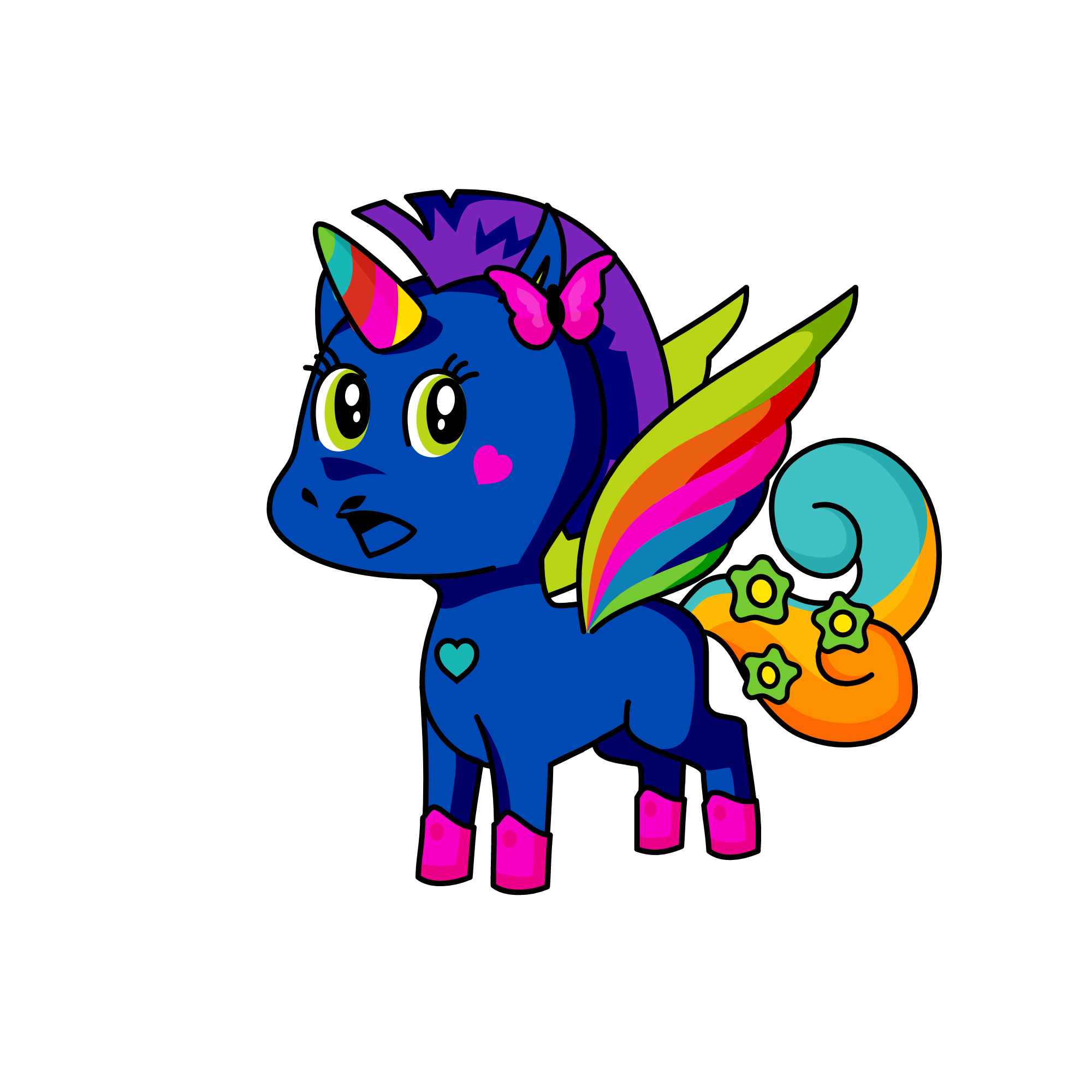 snowing wighrt now!!!!!!!!!!!!!, the unicorn