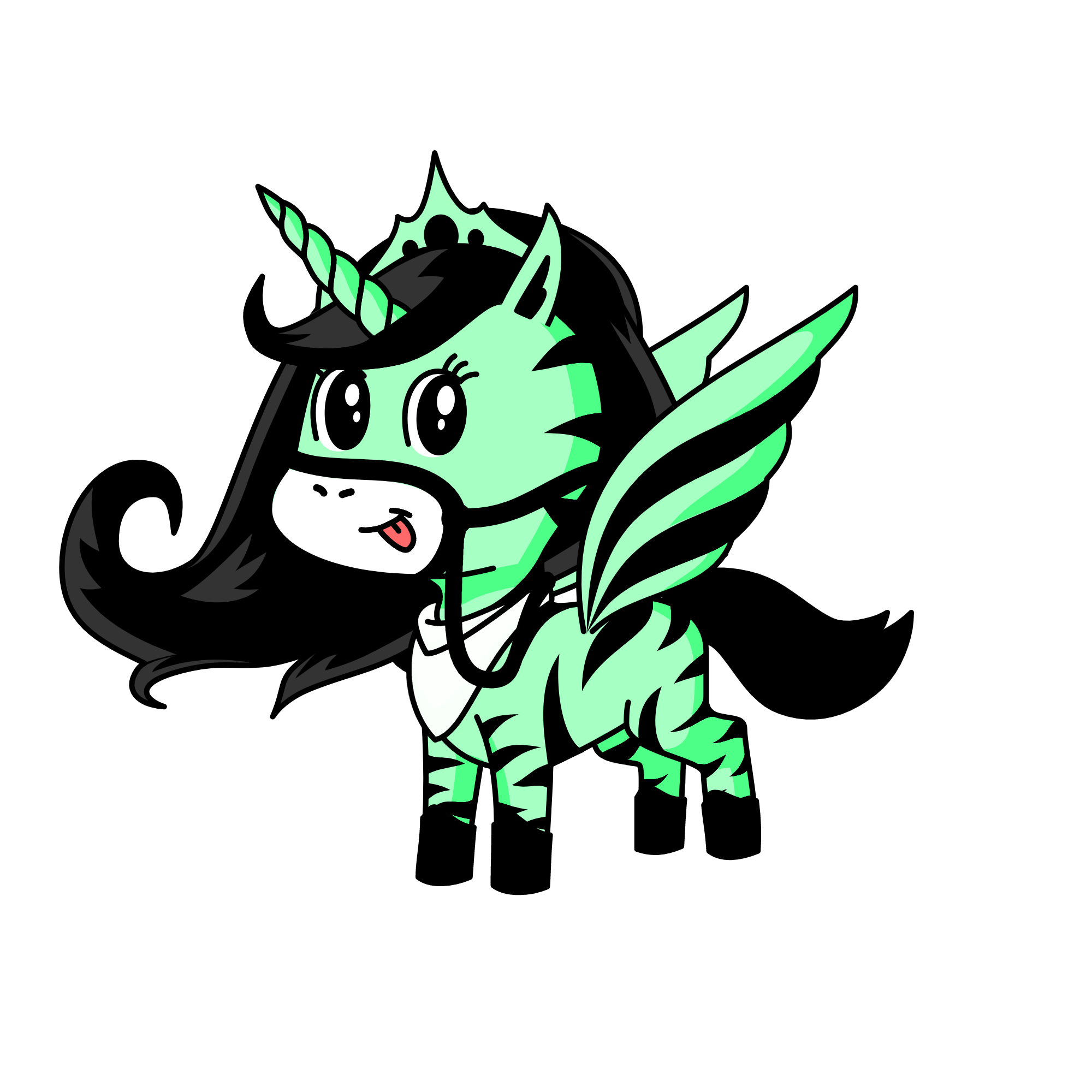 Pepper Mint, the unicorn