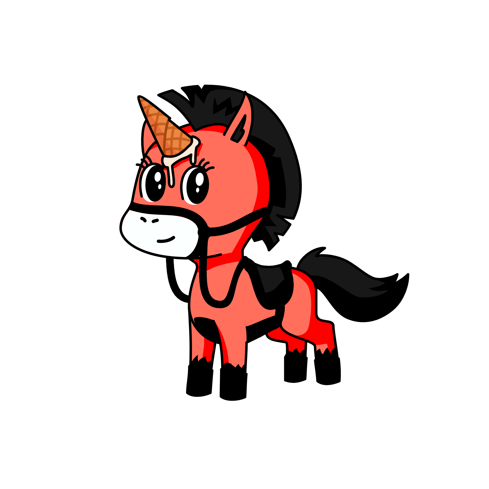 Coral, the unicorn