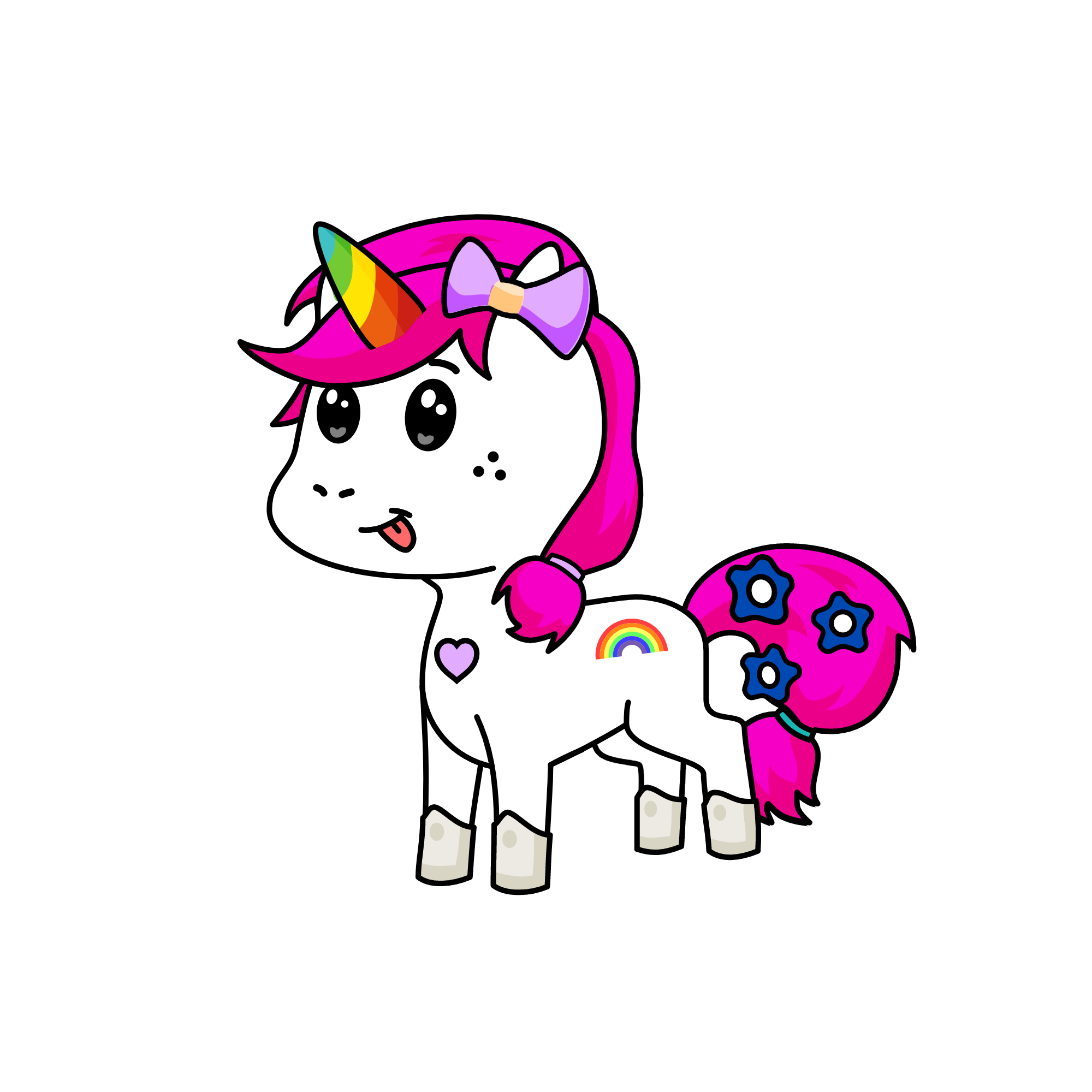 Momo, the unicorn