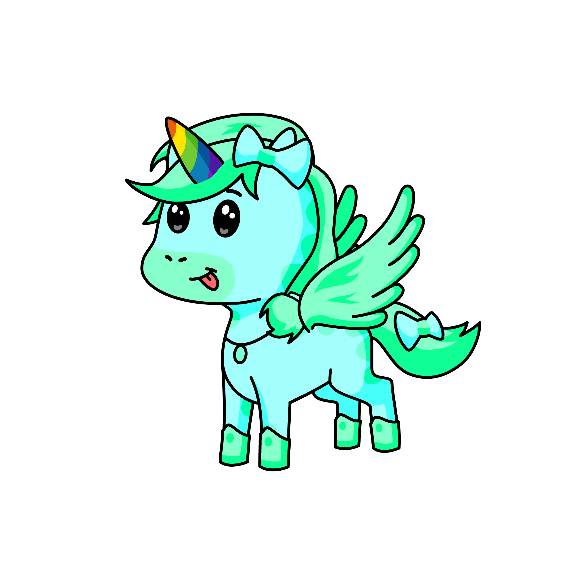 Lightning Flash, the unicorn