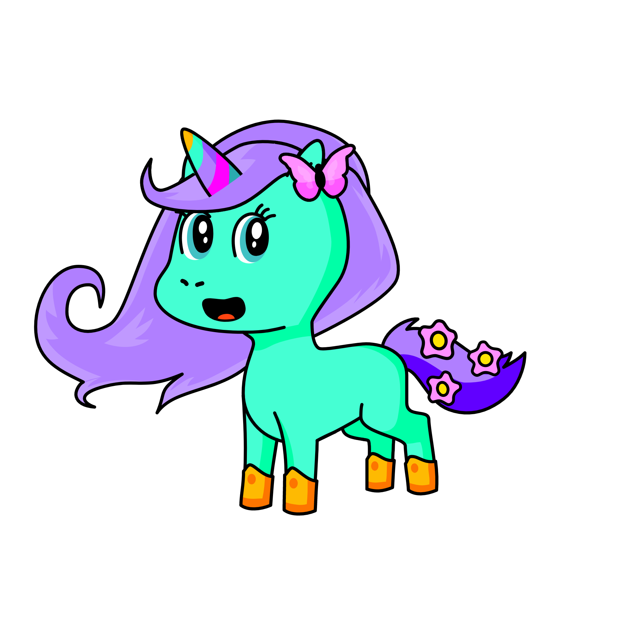 crystal, the unicorn