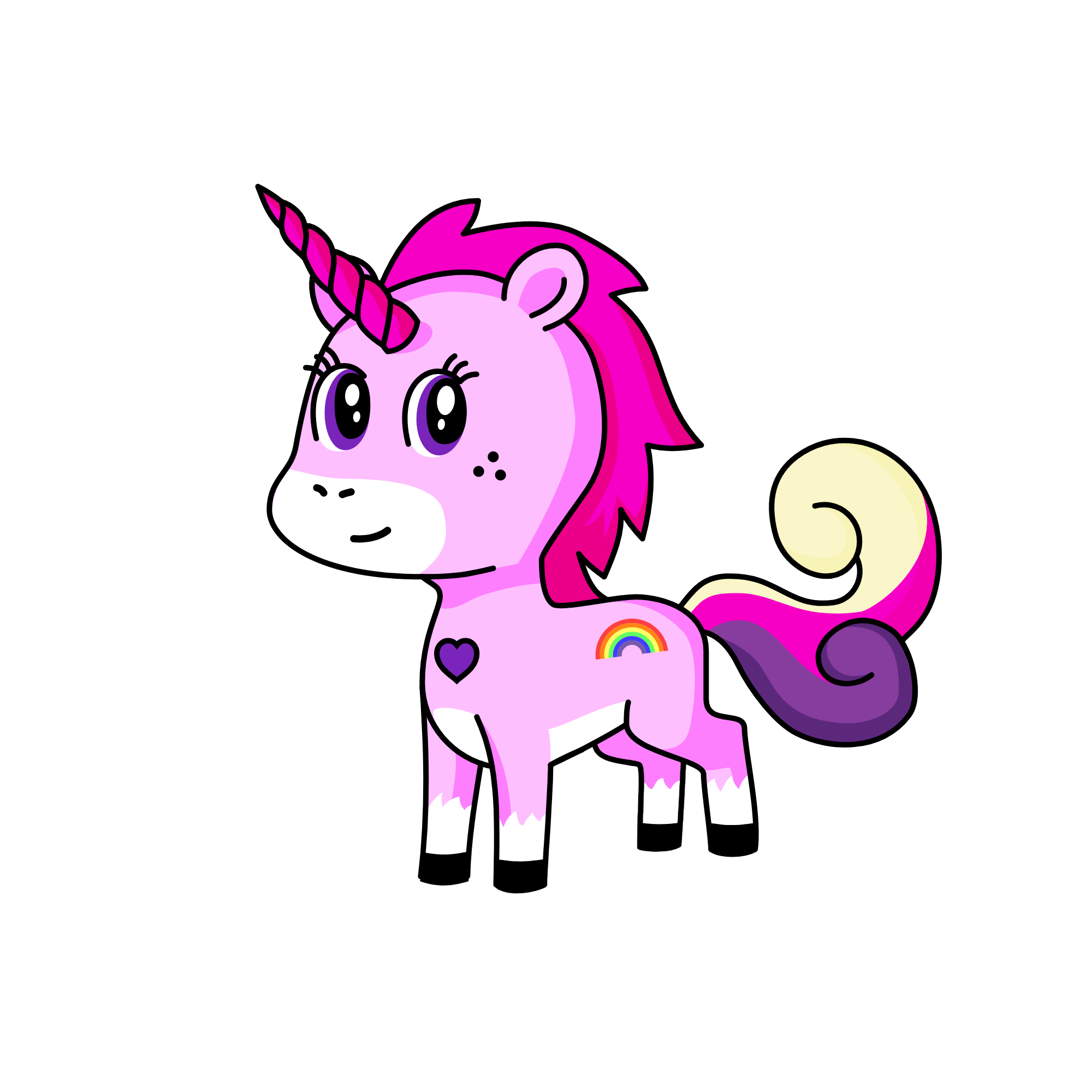 pinky, the unicorn
