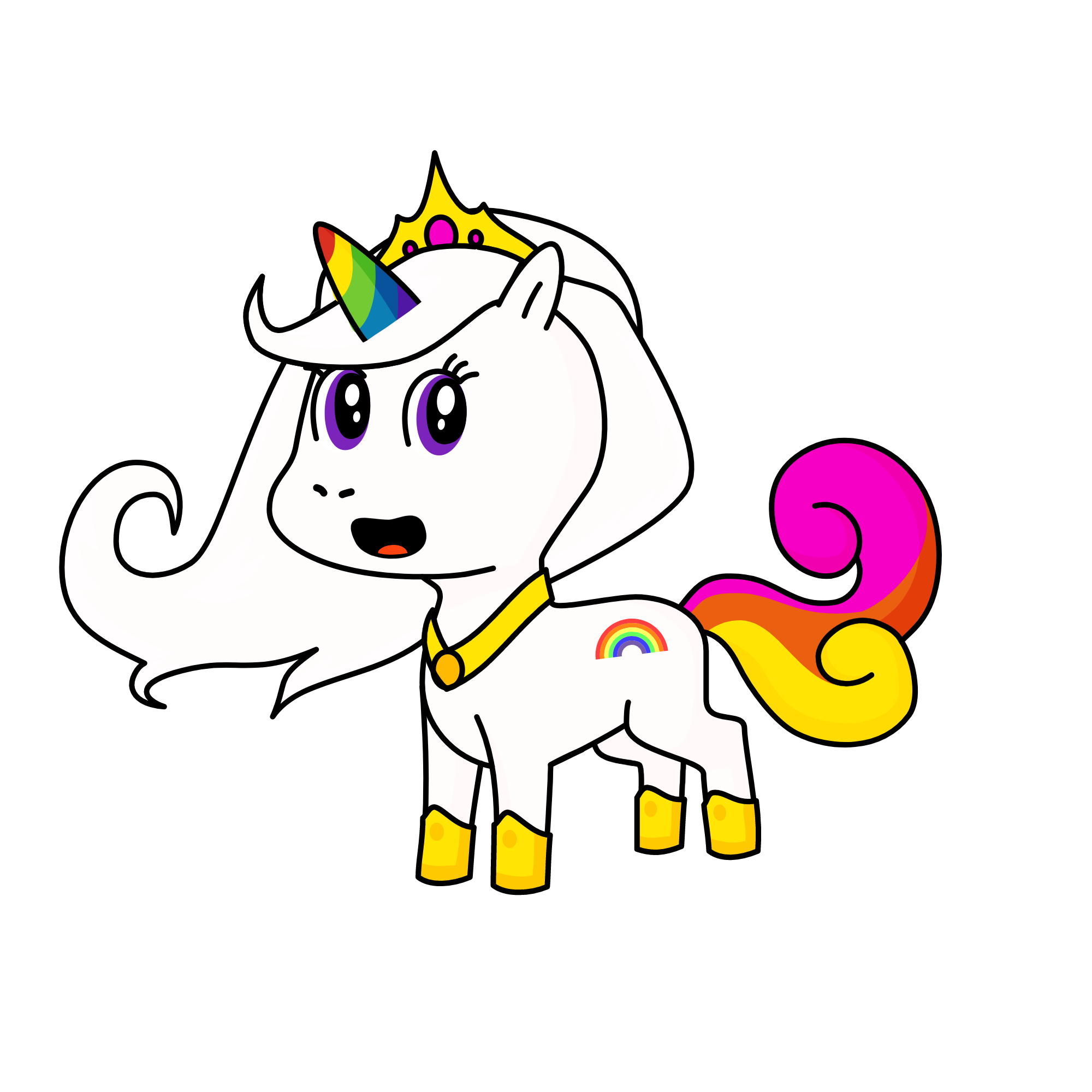 Queen Celestia, the unicorn