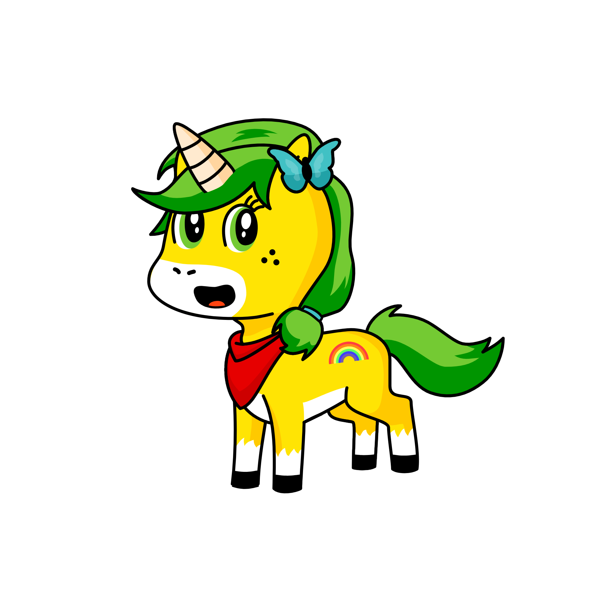 Sunny, the unicorn